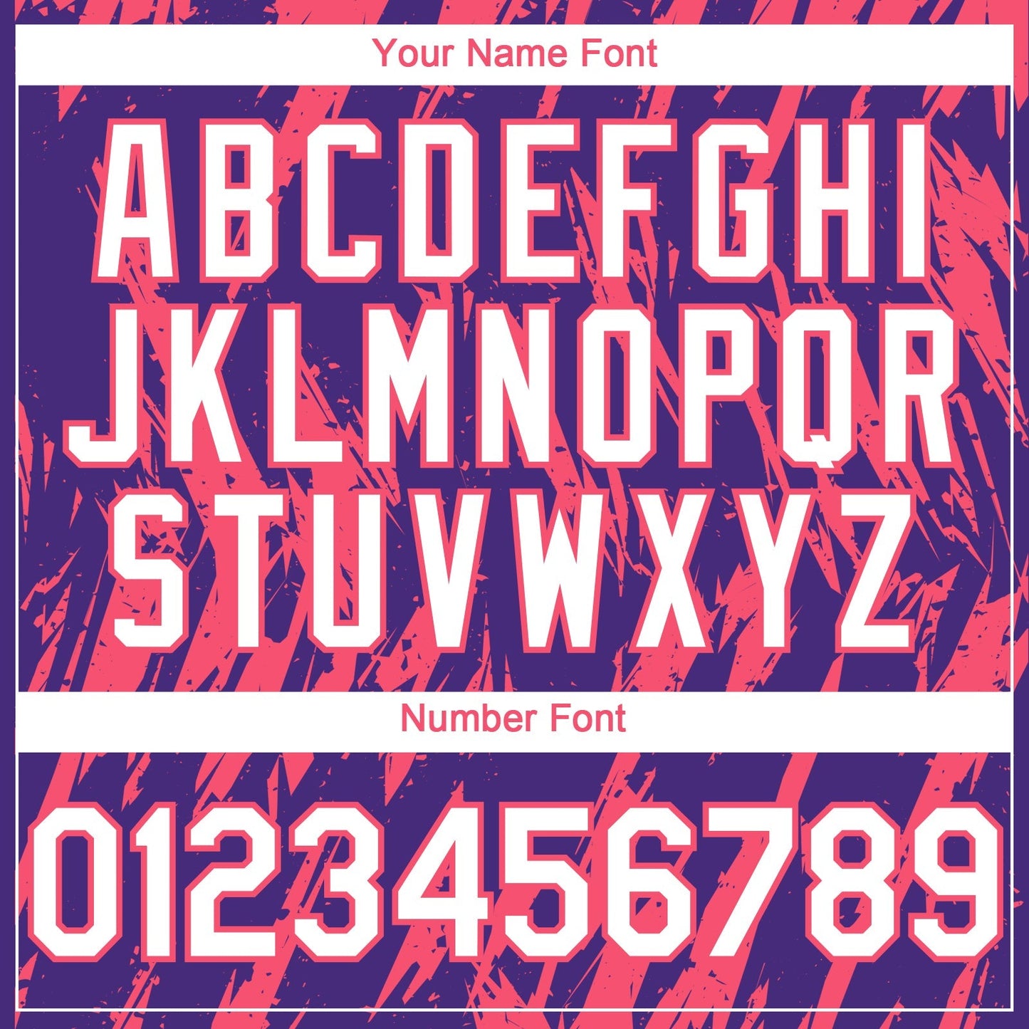 Custom Purple White-Neon Pink Splatter Torn Sharp Brush Stroke Authentic Baseball Jersey baseball jersey product view 5