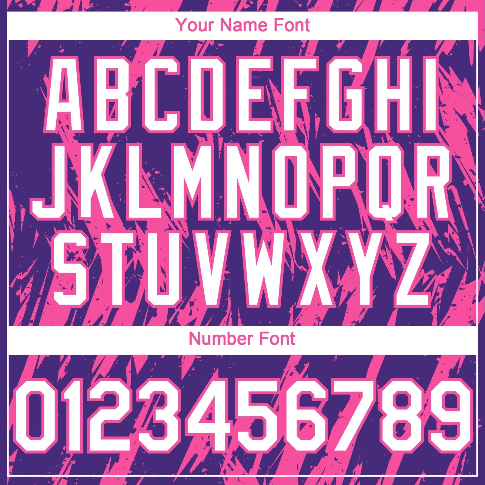 Custom Purple White-Pink Splatter Torn Sharp Brush Stroke Authentic Baseball Jersey baseball jersey product view 5