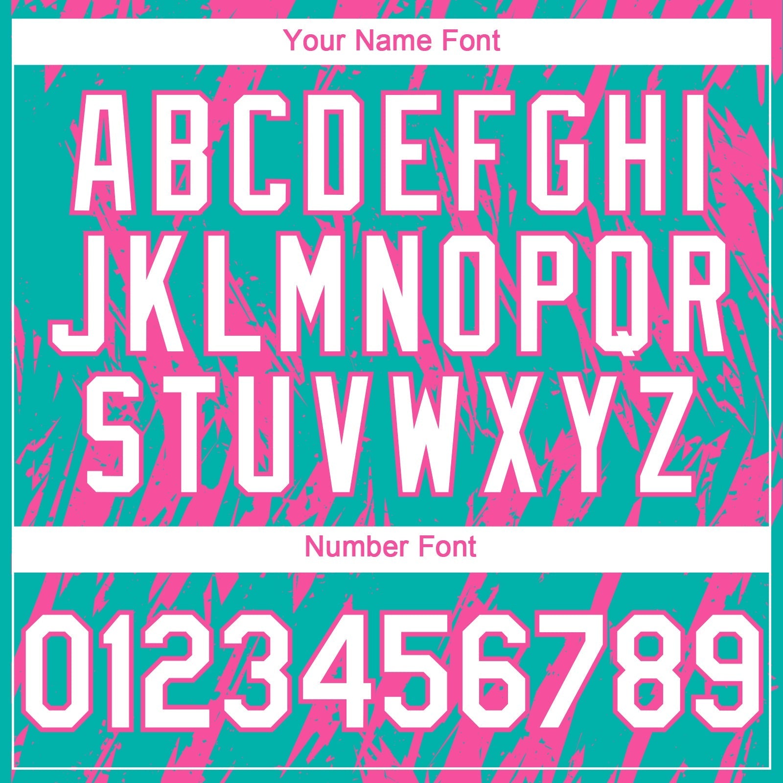 Custom Aqua White-Pink Splatter Torn Sharp Brush Stroke Authentic Baseball Jersey baseball jersey product view 5