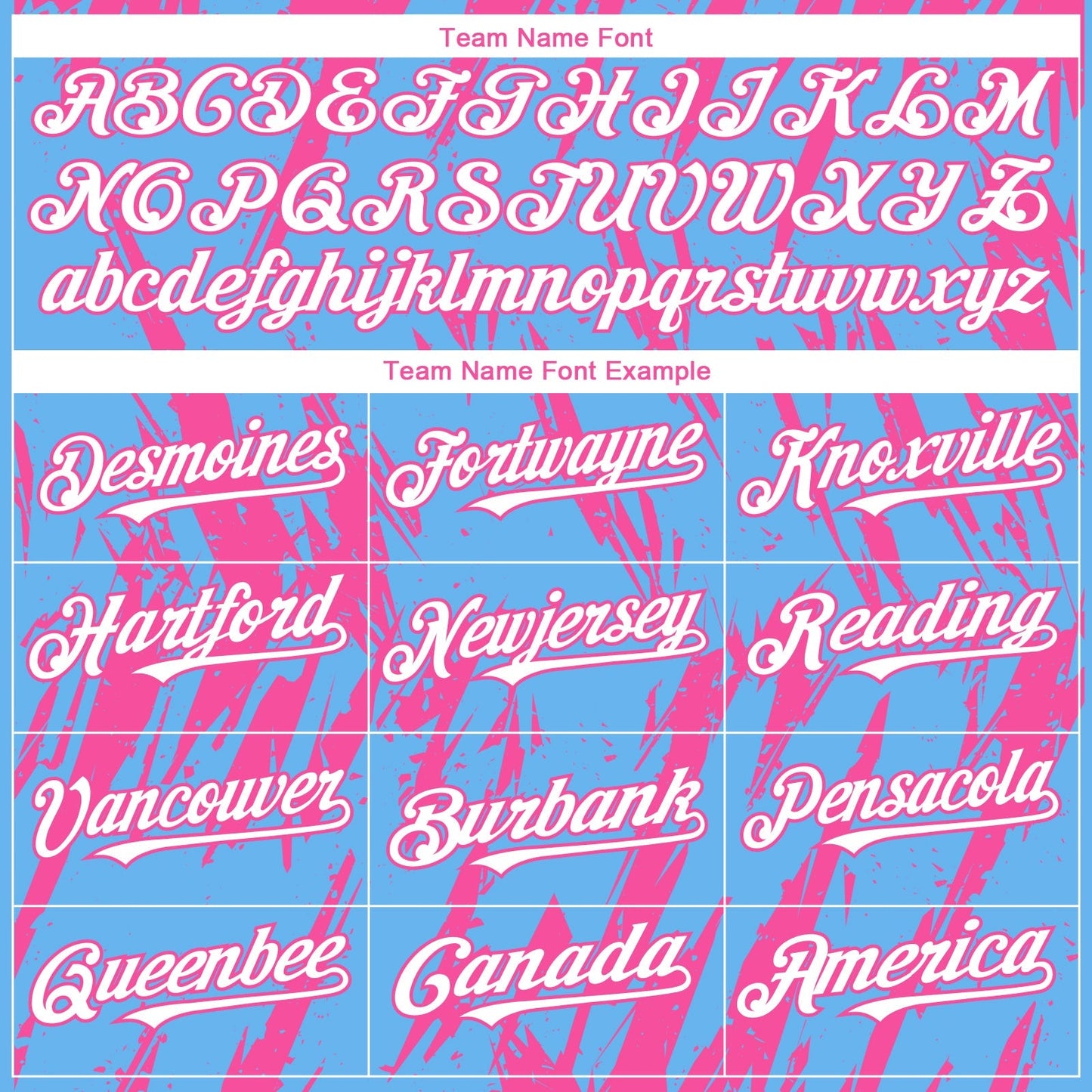 Custom Sky Blue White-Pink Splatter Torn Sharp Brush Stroke Authentic Baseball Jersey baseball jersey product view 4