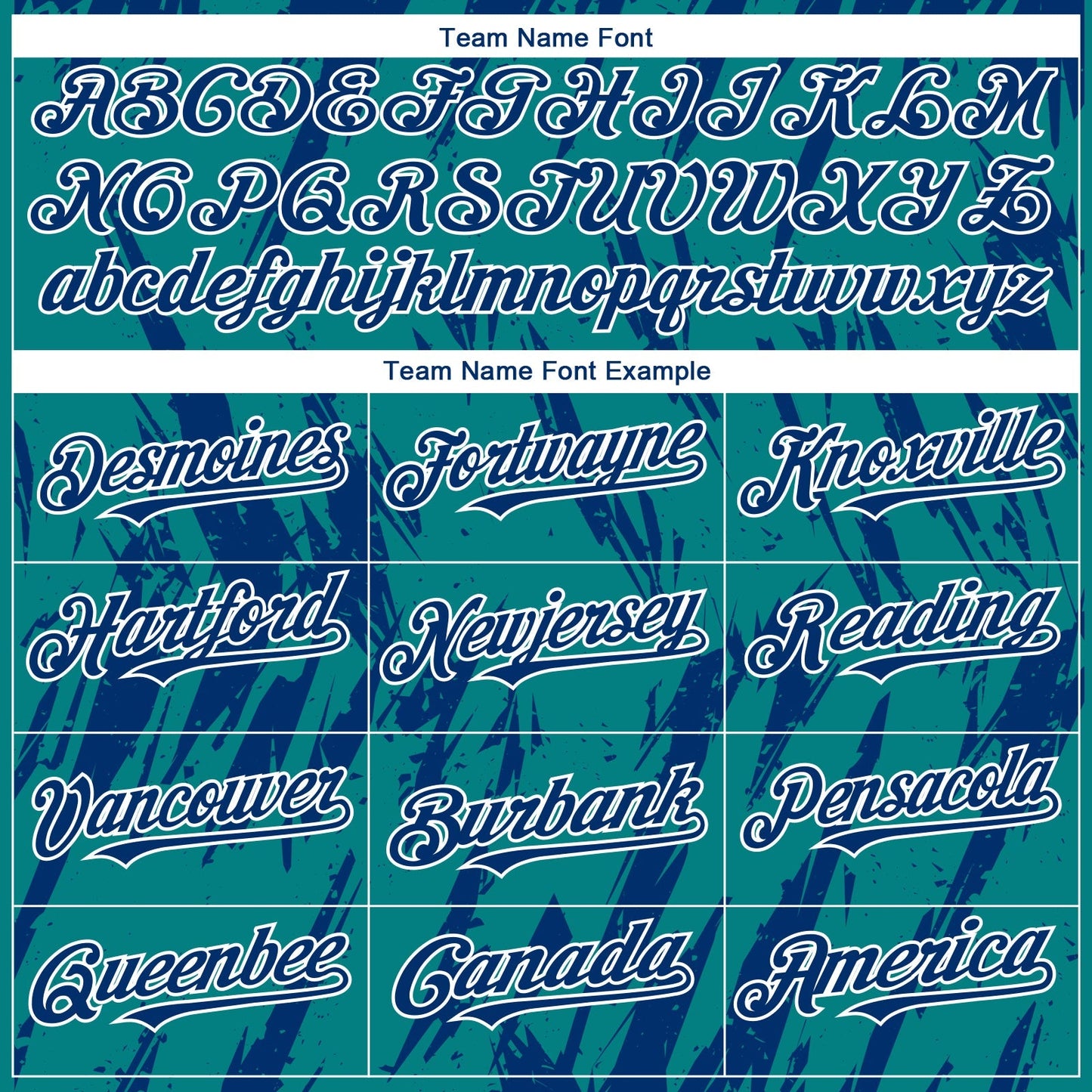 Custom Teal US Navy Blue-White Splatter Torn Sharp Brush Stroke Authentic Baseball Jersey baseball jersey product view 4