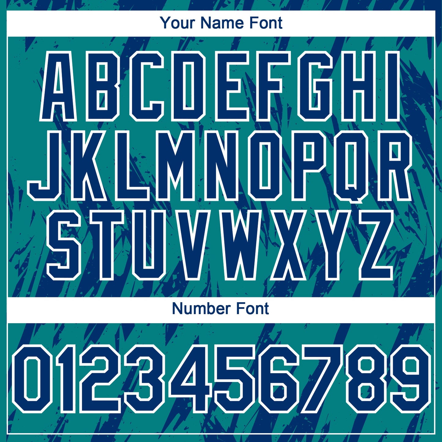 Custom Teal US Navy Blue-White Splatter Torn Sharp Brush Stroke Authentic Baseball Jersey baseball jersey product view 5