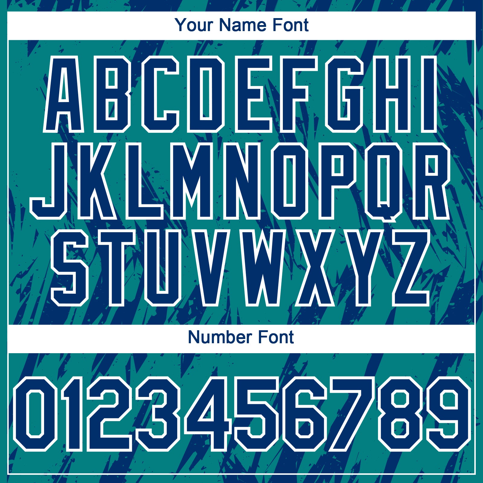 Custom Teal US Navy Blue-White Splatter Torn Sharp Brush Stroke Authentic Baseball Jersey baseball jersey product view 5