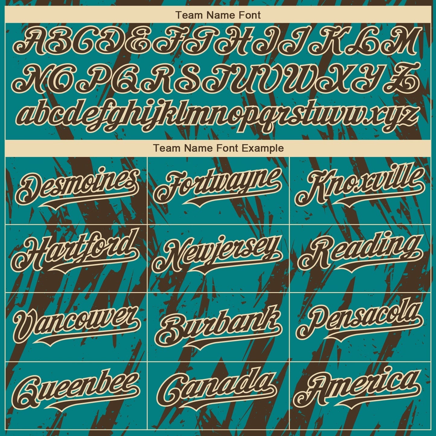 Custom Teal Brown-Cream Splatter Torn Sharp Brush Stroke Authentic Baseball Jersey baseball jersey product view 4