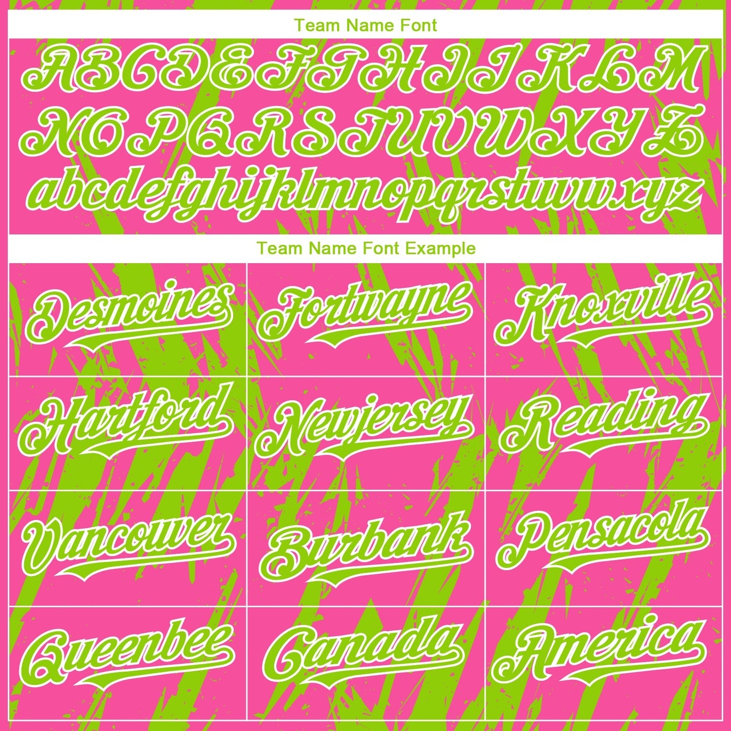 Custom Pink Neon Green-White Splatter Torn Sharp Brush Stroke Authentic Baseball Jersey baseball jersey product view 4
