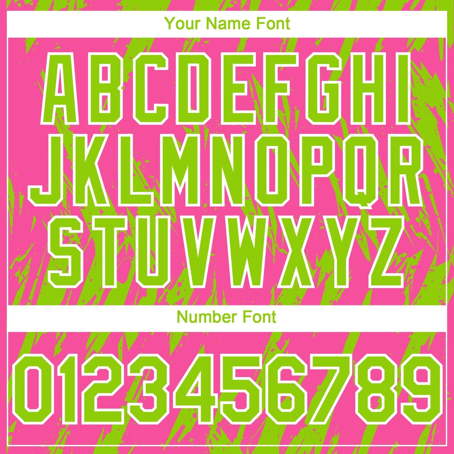Custom Pink Neon Green-White Splatter Torn Sharp Brush Stroke Authentic Baseball Jersey baseball jersey product view 5