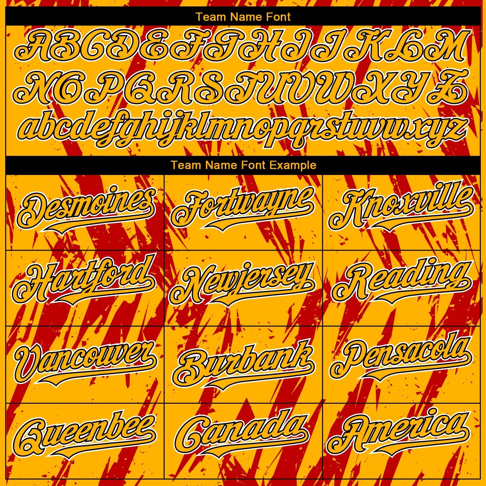 Custom Gold Black-Red Splatter Torn Sharp Brush Stroke Authentic Baseball Jersey baseball jersey product view 4