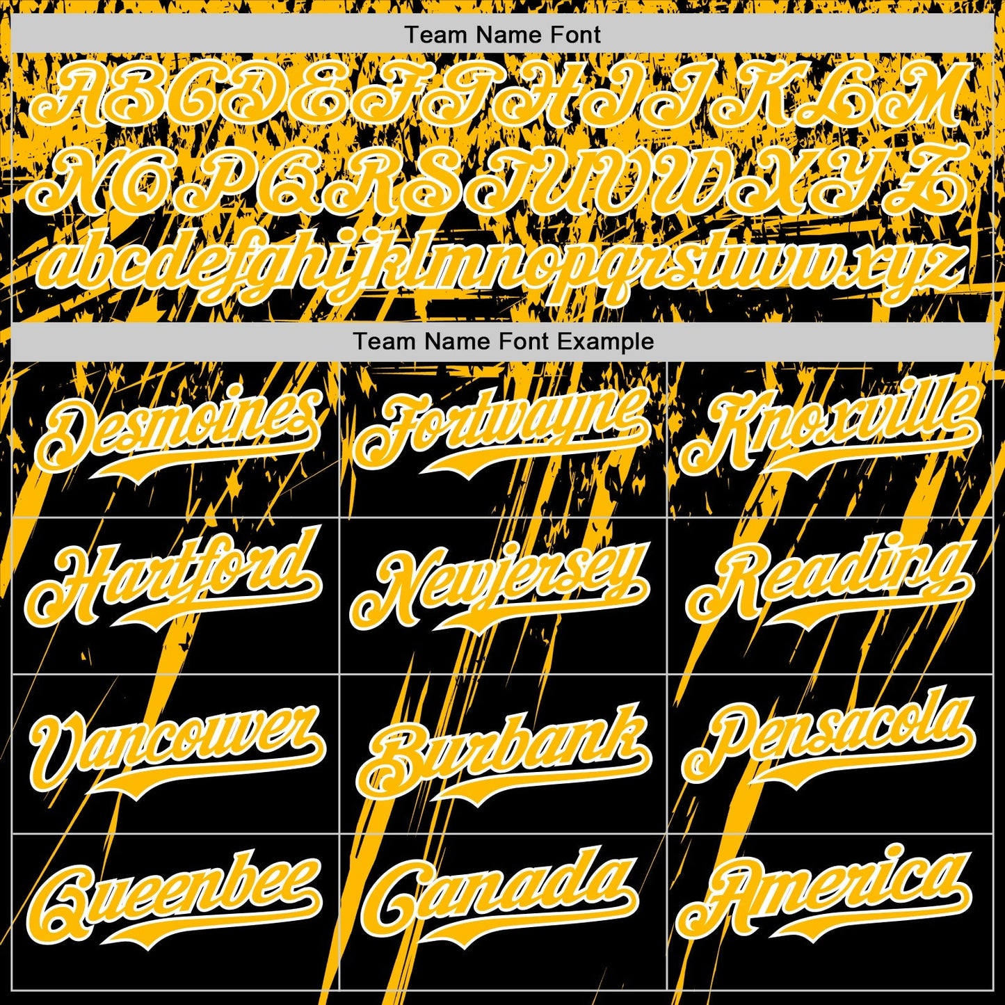 Custom Black Gold-White Distressed Scratch Brush Stroke Authentic Baseball Jersey baseball jersey product view 4