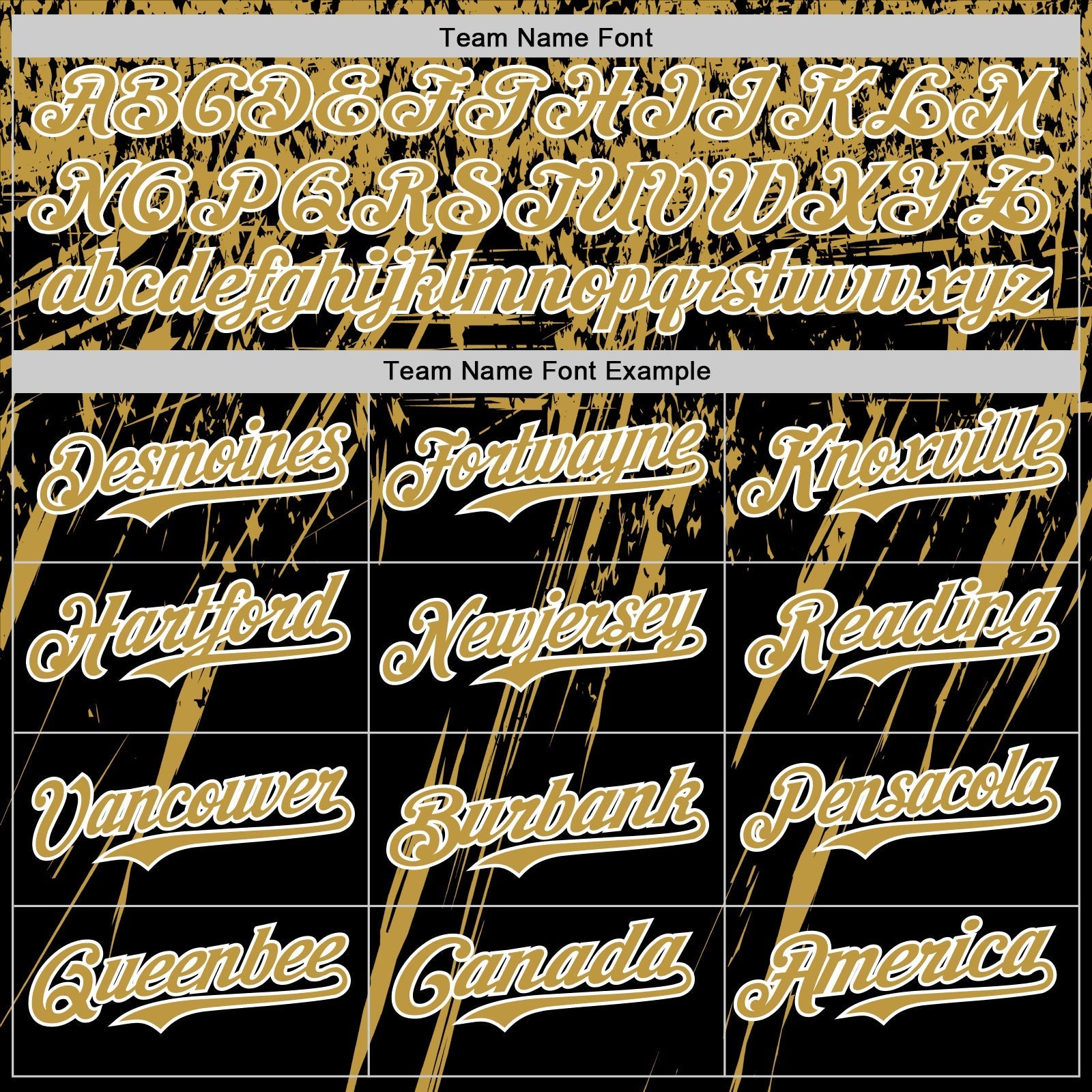 Custom Black Old Gold-White Distressed Scratch Brush Stroke Authentic Baseball Jersey baseball jersey product view 4