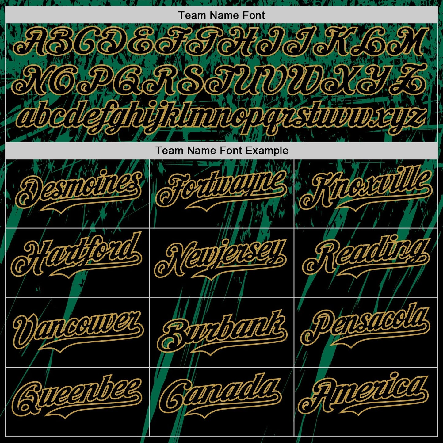 Custom Black Kelly Green-Old Gold Distressed Scratch Brush Stroke Authentic Baseball Jersey baseball jersey product view 4