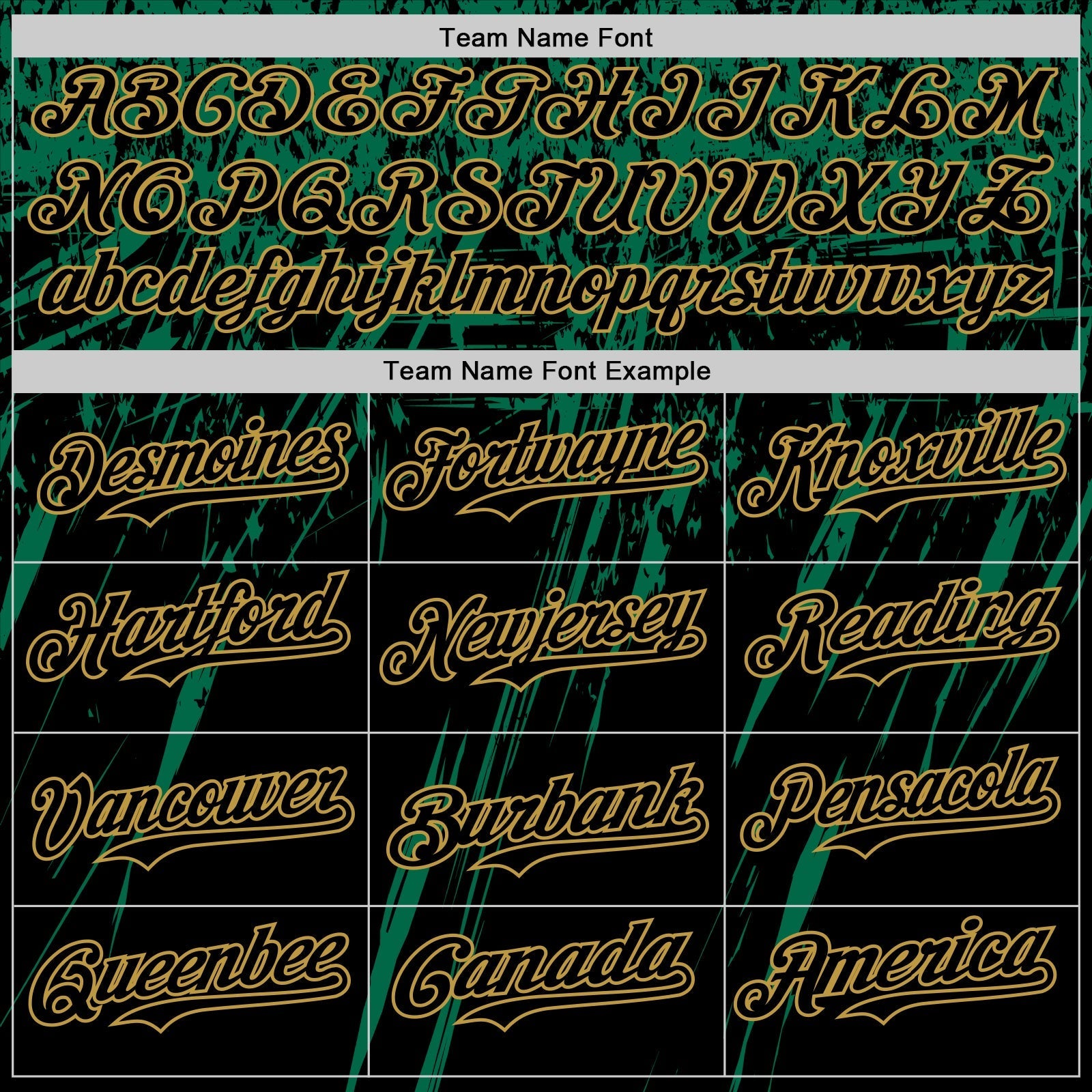 Custom Black Kelly Green-Old Gold Distressed Scratch Brush Stroke Authentic Baseball Jersey baseball jersey product view 4