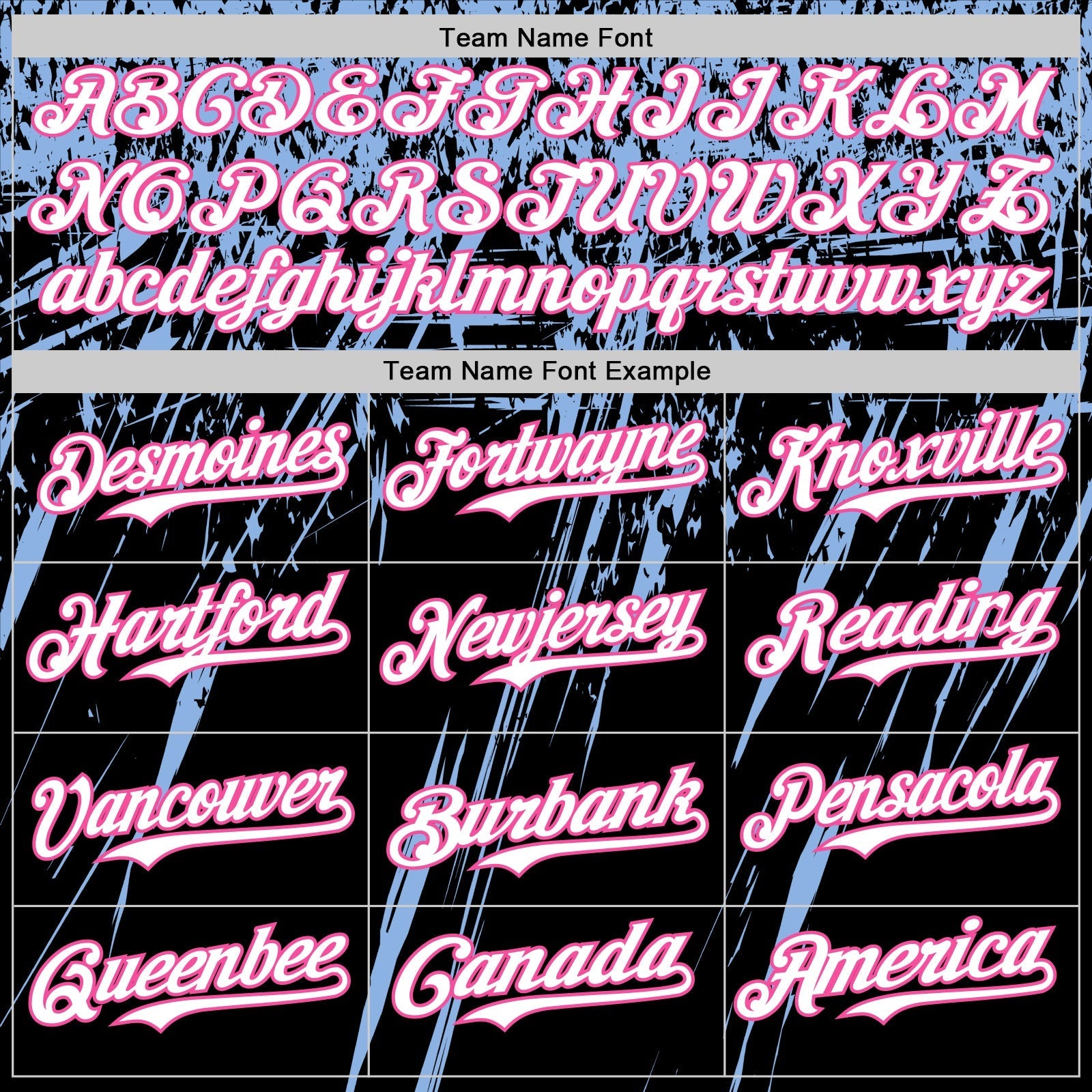 Custom Black White Light Blue-Pink Distressed Scratch Brush Stroke Authentic Baseball Jersey baseball jersey product view 4