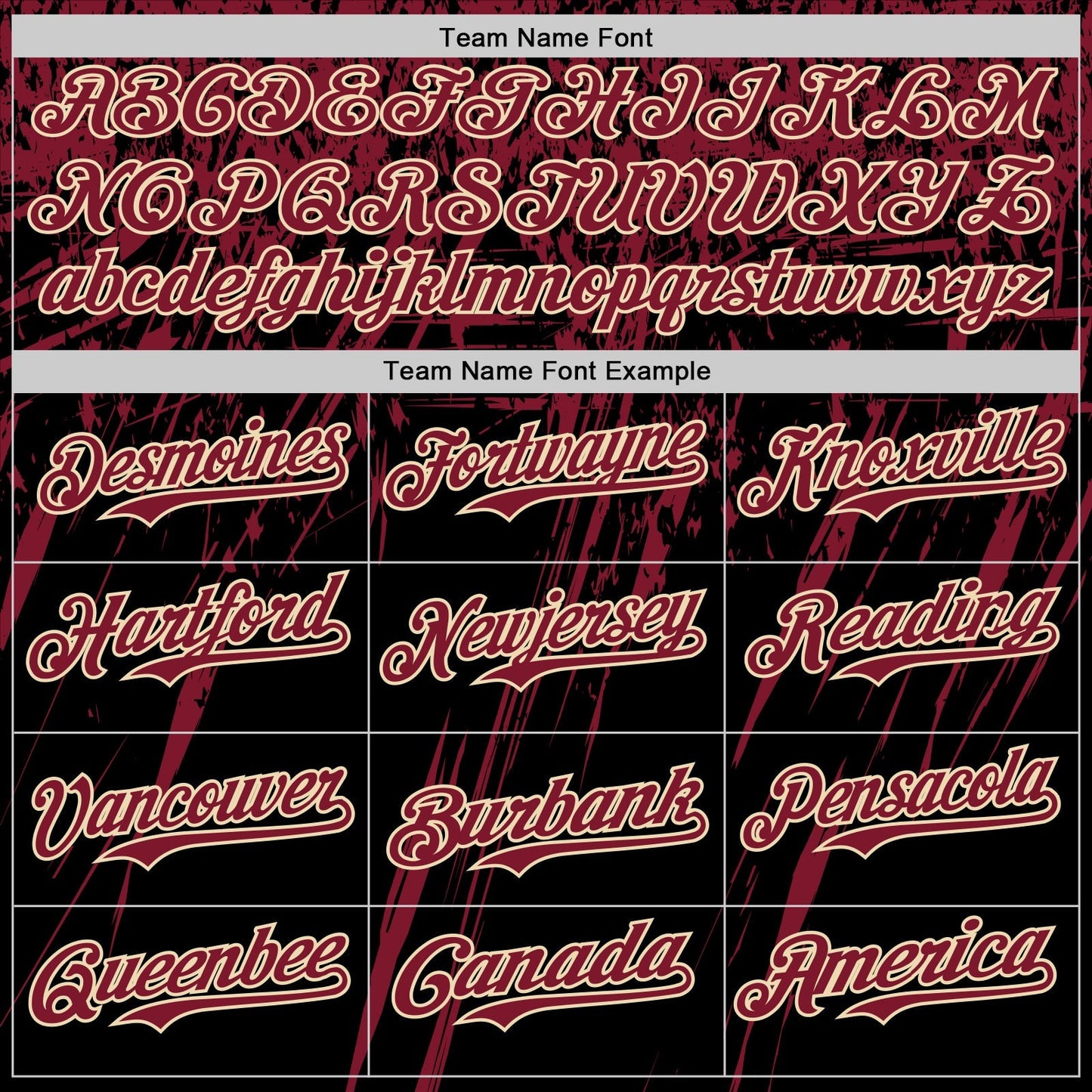 Custom Black Crimson-Cream Distressed Scratch Brush Stroke Authentic Baseball Jersey baseball jersey product view 4