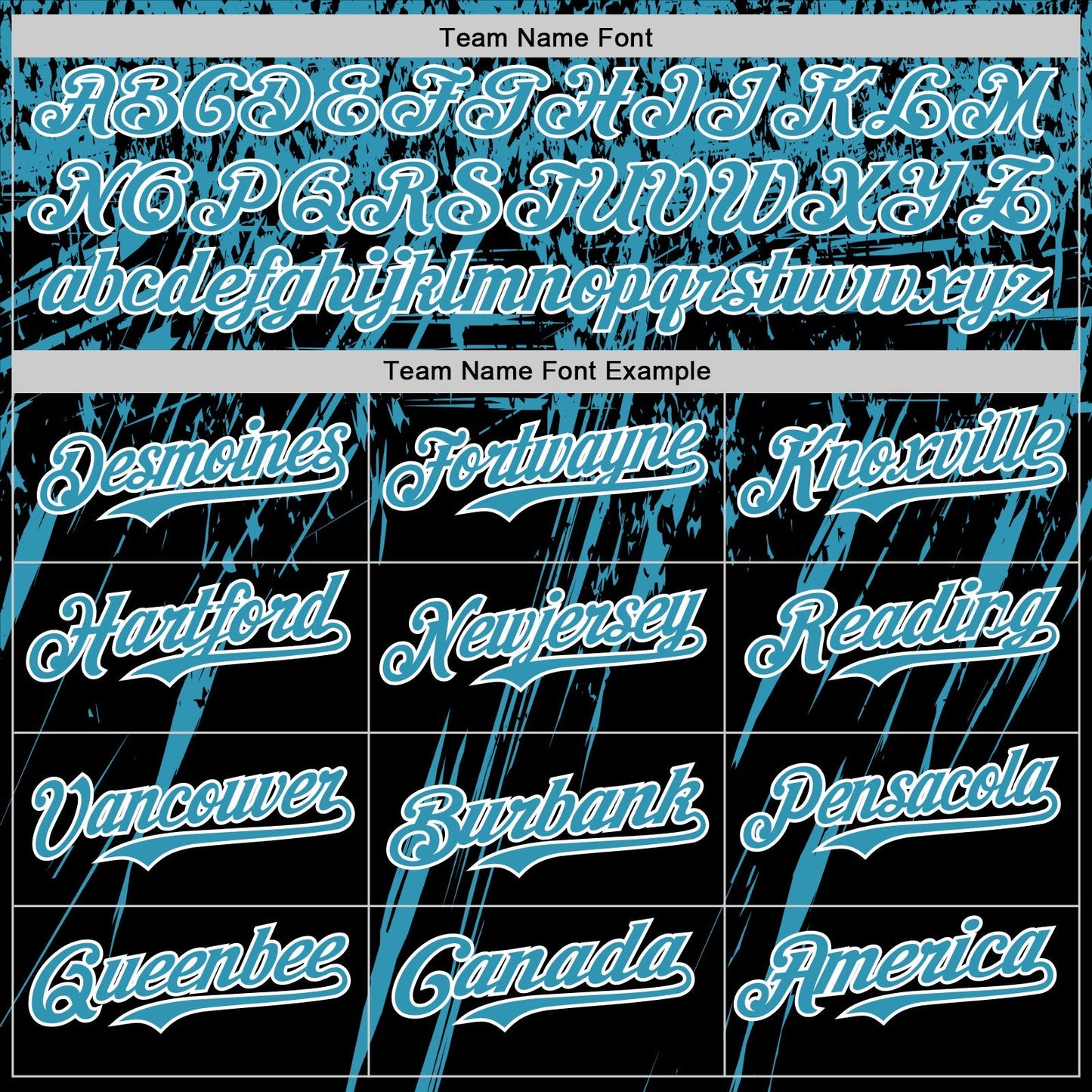 Custom Black Panther Blue-White Distressed Scratch Brush Stroke Authentic Baseball Jersey baseball jersey product view 4