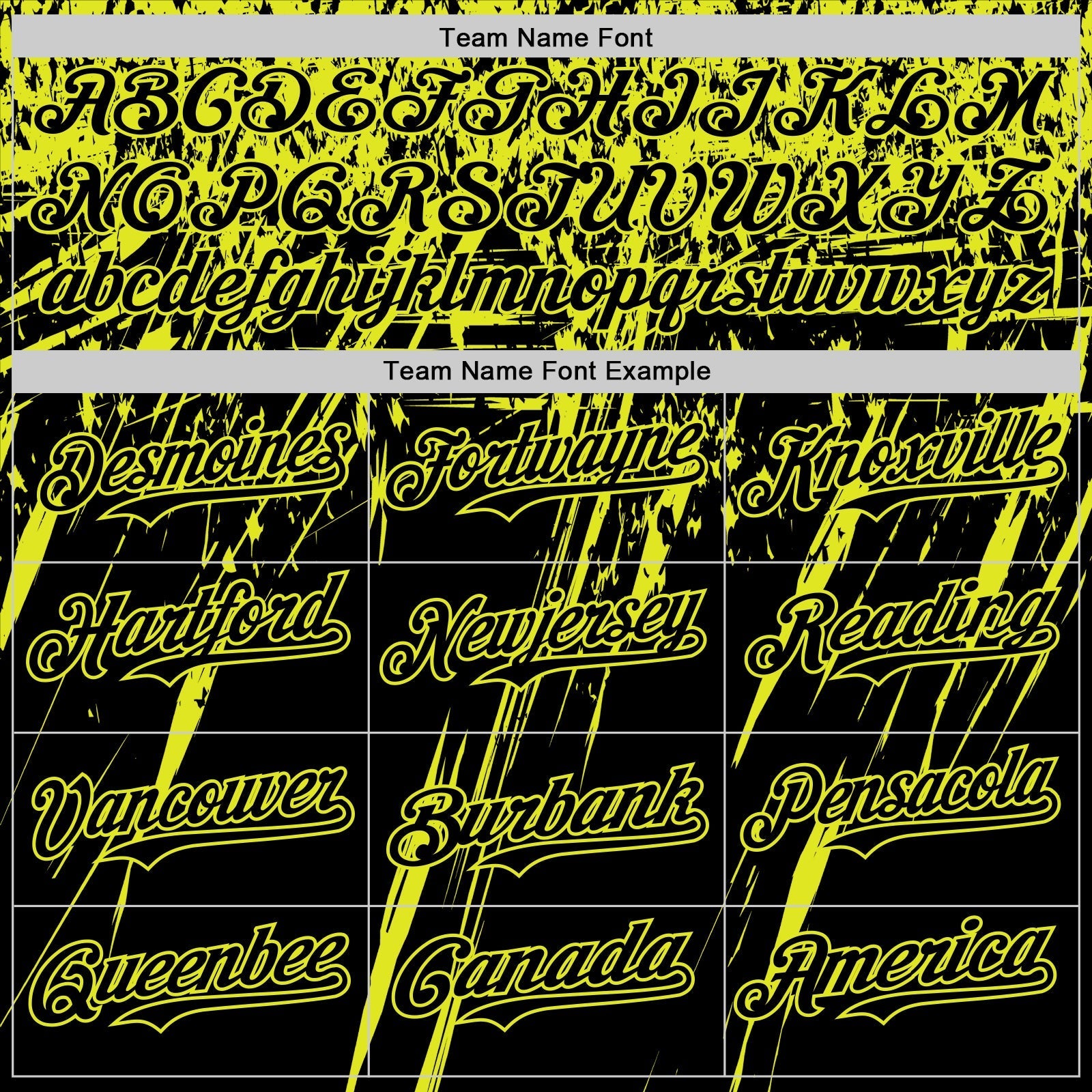 Custom Black Neon Yellow Distressed Scratch Brush Stroke Authentic Baseball Jersey baseball jersey product view 4