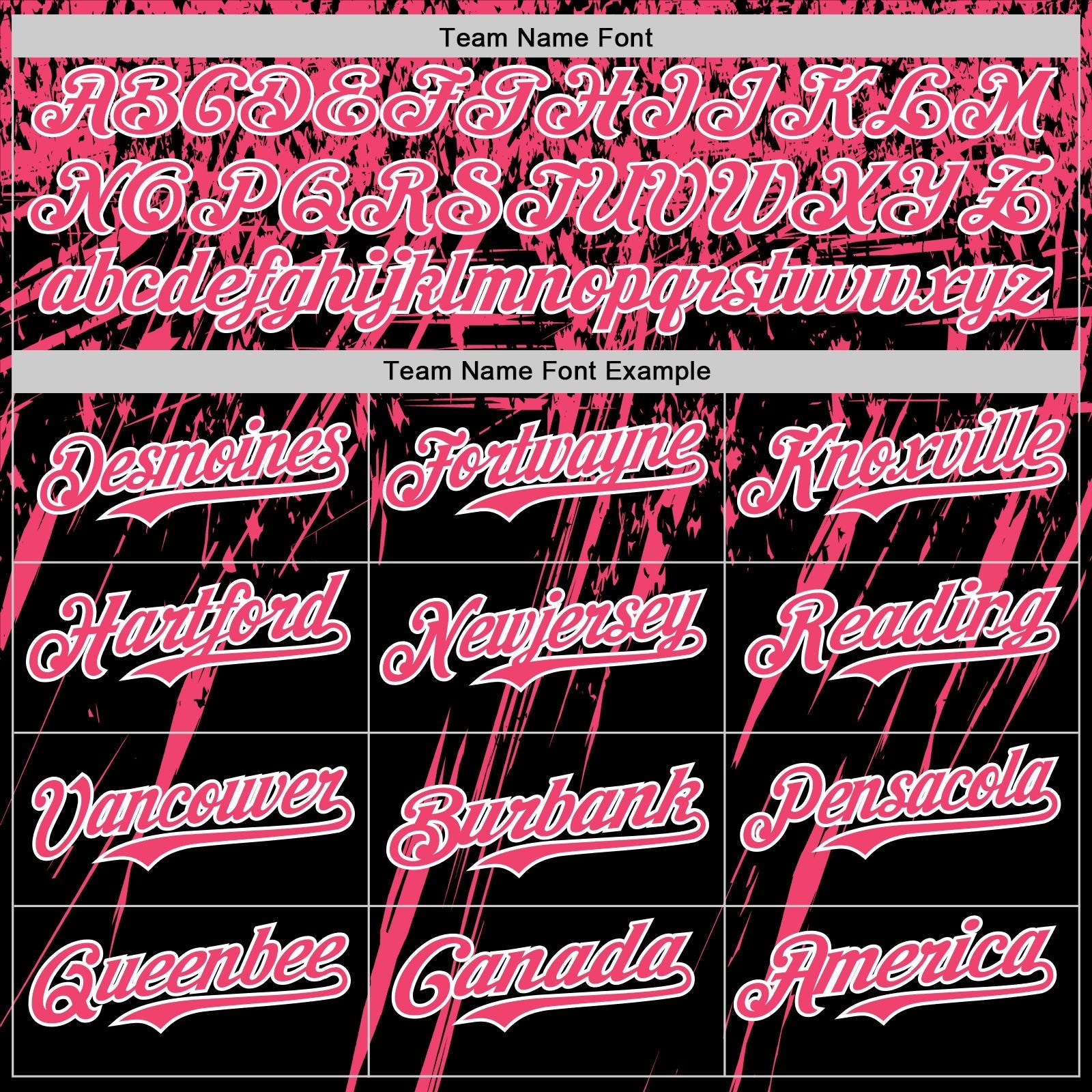 Custom Black Neon Pink-White Distressed Scratch Brush Stroke Authentic Baseball Jersey baseball jersey product view 4