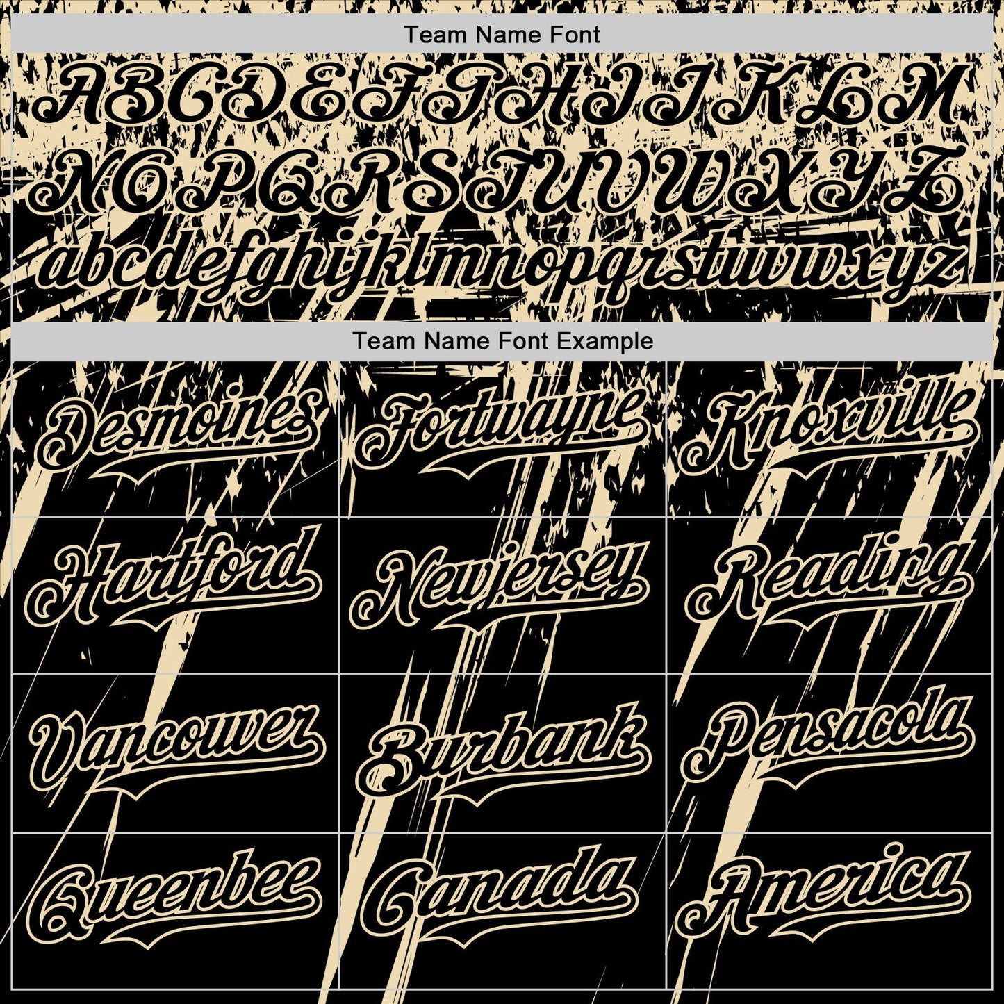 Custom Black Cream Distressed Scratch Brush Stroke Authentic Baseball Jersey baseball jersey product view 4