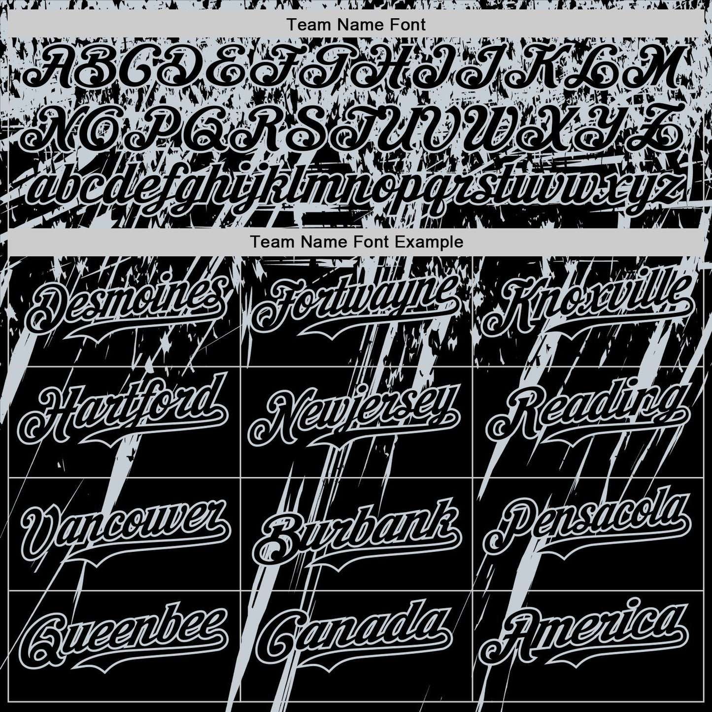 Custom Black Silver Distressed Scratch Brush Stroke Authentic Baseball Jersey baseball jersey product view 4
