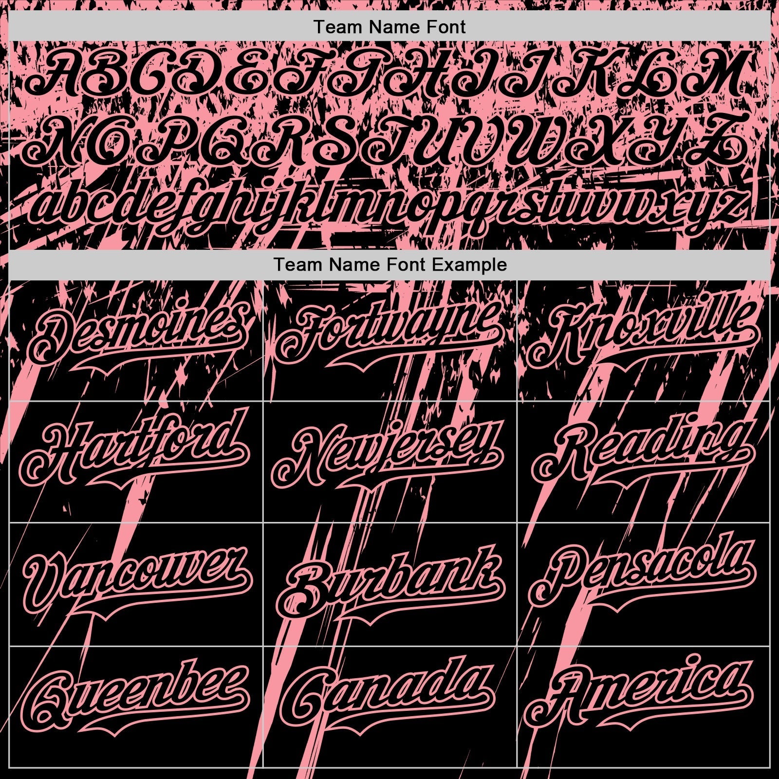 Custom Black Medium Pink Distressed Scratch Brush Stroke Authentic Baseball Jersey baseball jersey product view 4