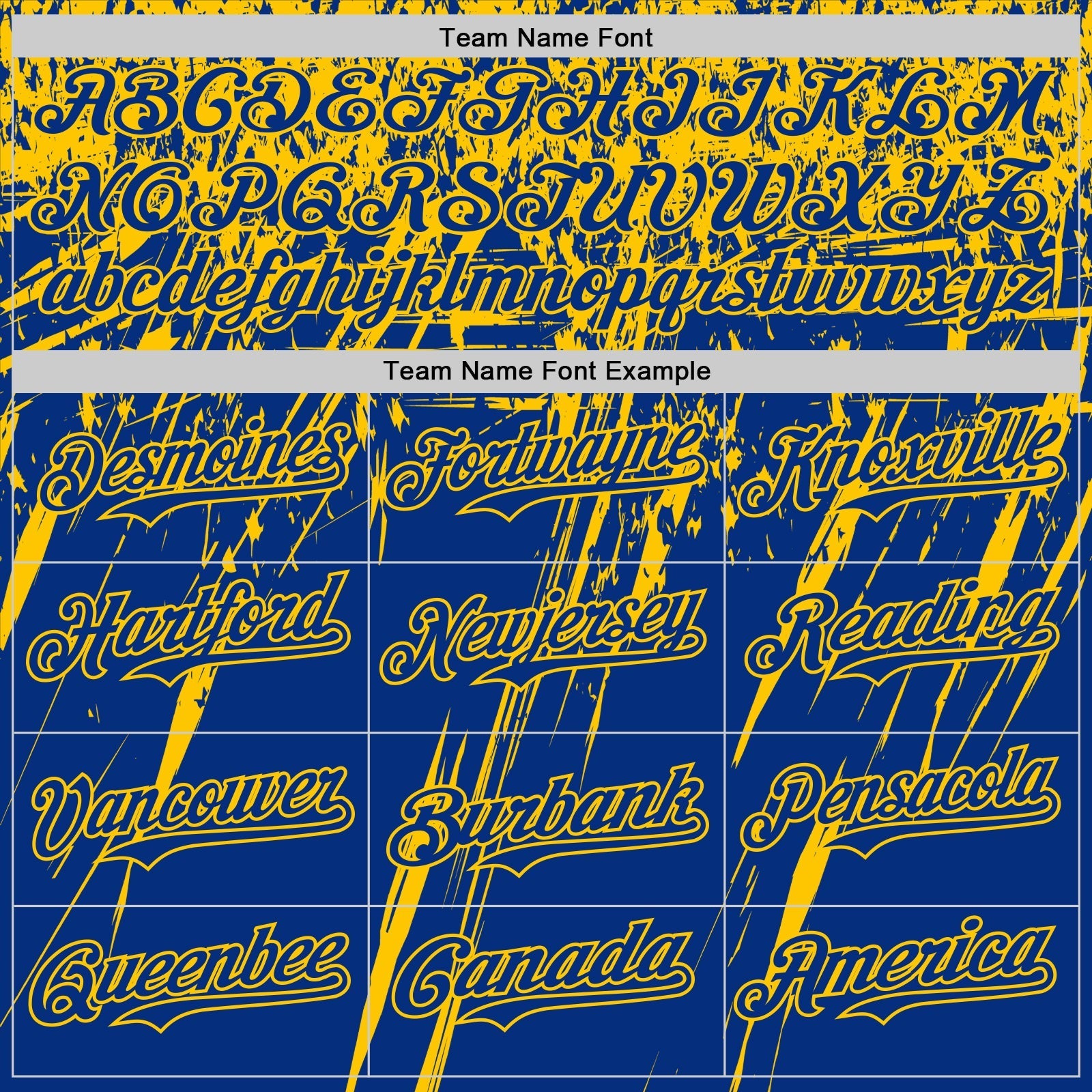 Custom Royal Yellow Distressed Scratch Brush Stroke Authentic Baseball Jersey baseball jersey product view 4