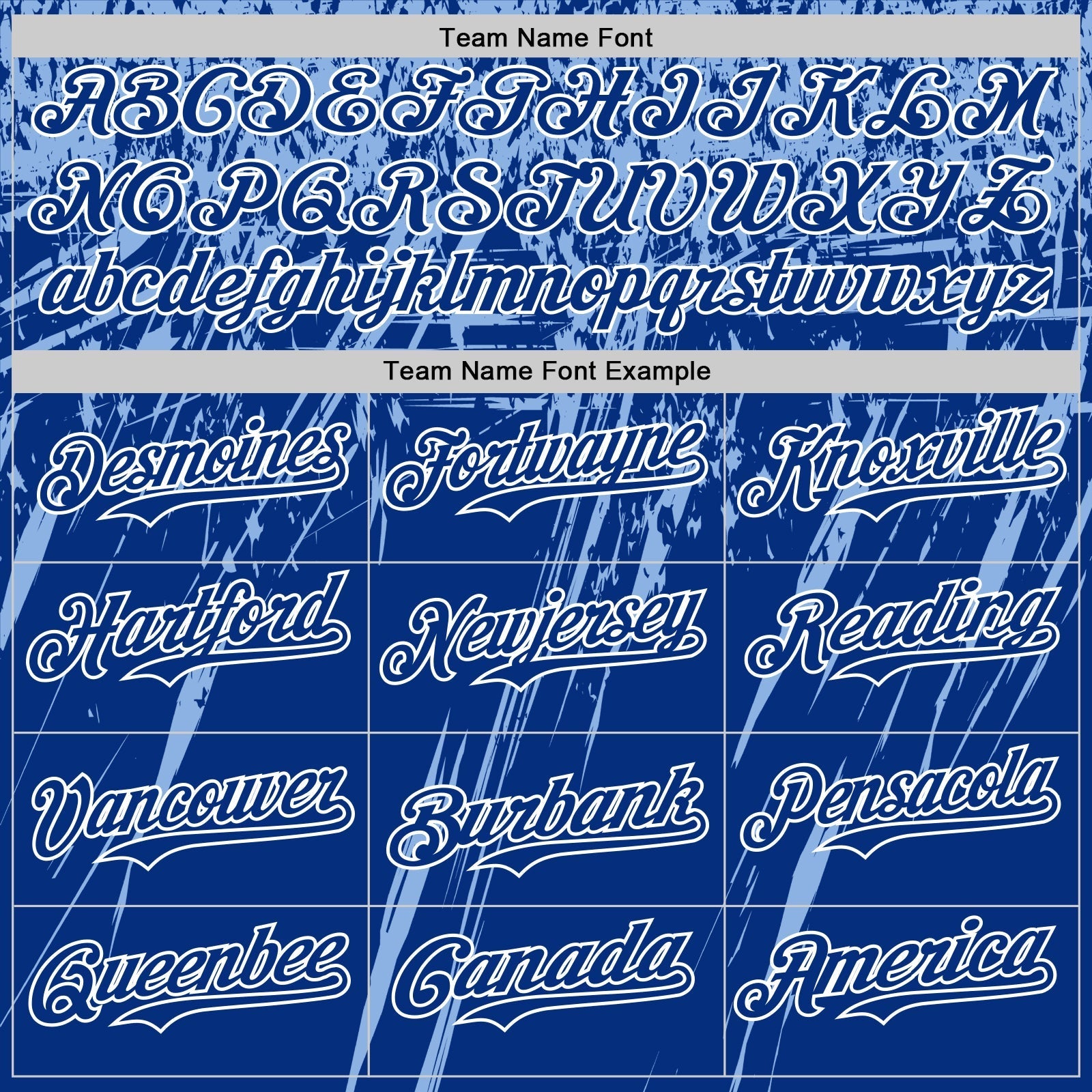 Custom Royal Light Blue-White Distressed Scratch Brush Stroke Authentic Baseball Jersey baseball jersey product view 4