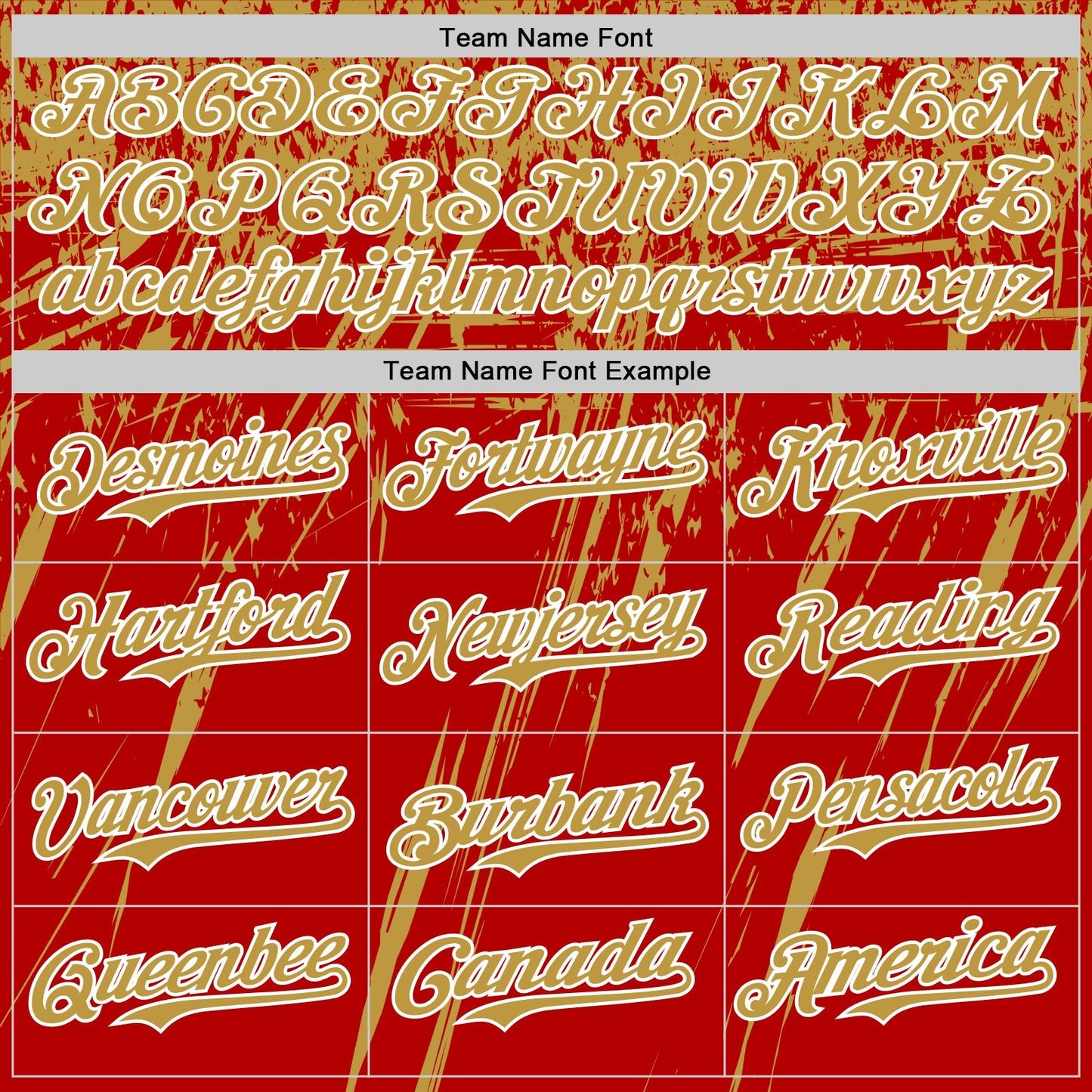 Custom Red Old Gold-White Distressed Scratch Brush Stroke Authentic Baseball Jersey baseball jersey product view 4