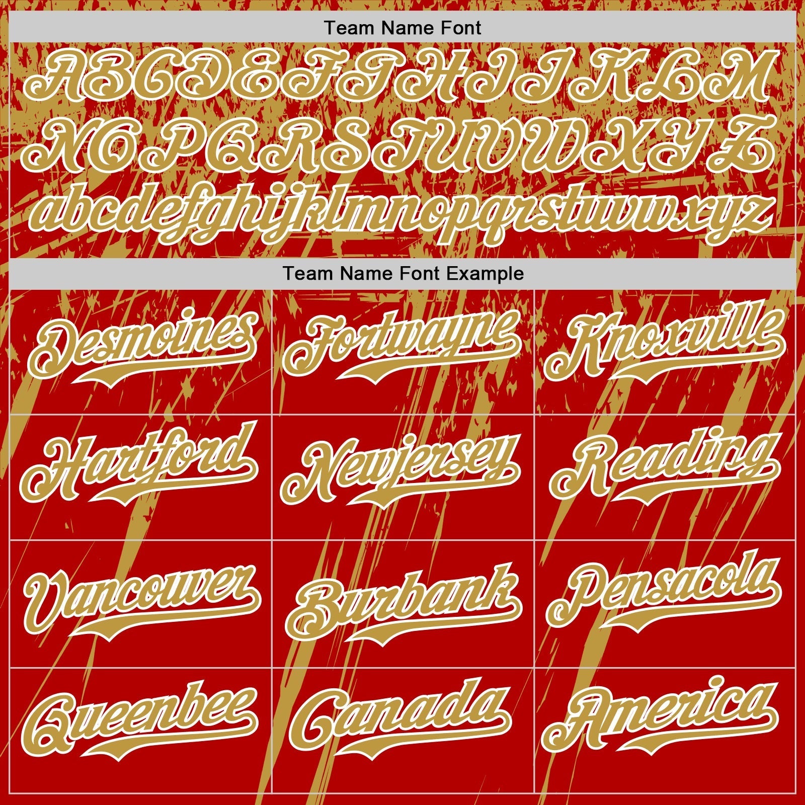 Custom Red Old Gold-White Distressed Scratch Brush Stroke Authentic Baseball Jersey baseball jersey product view 4