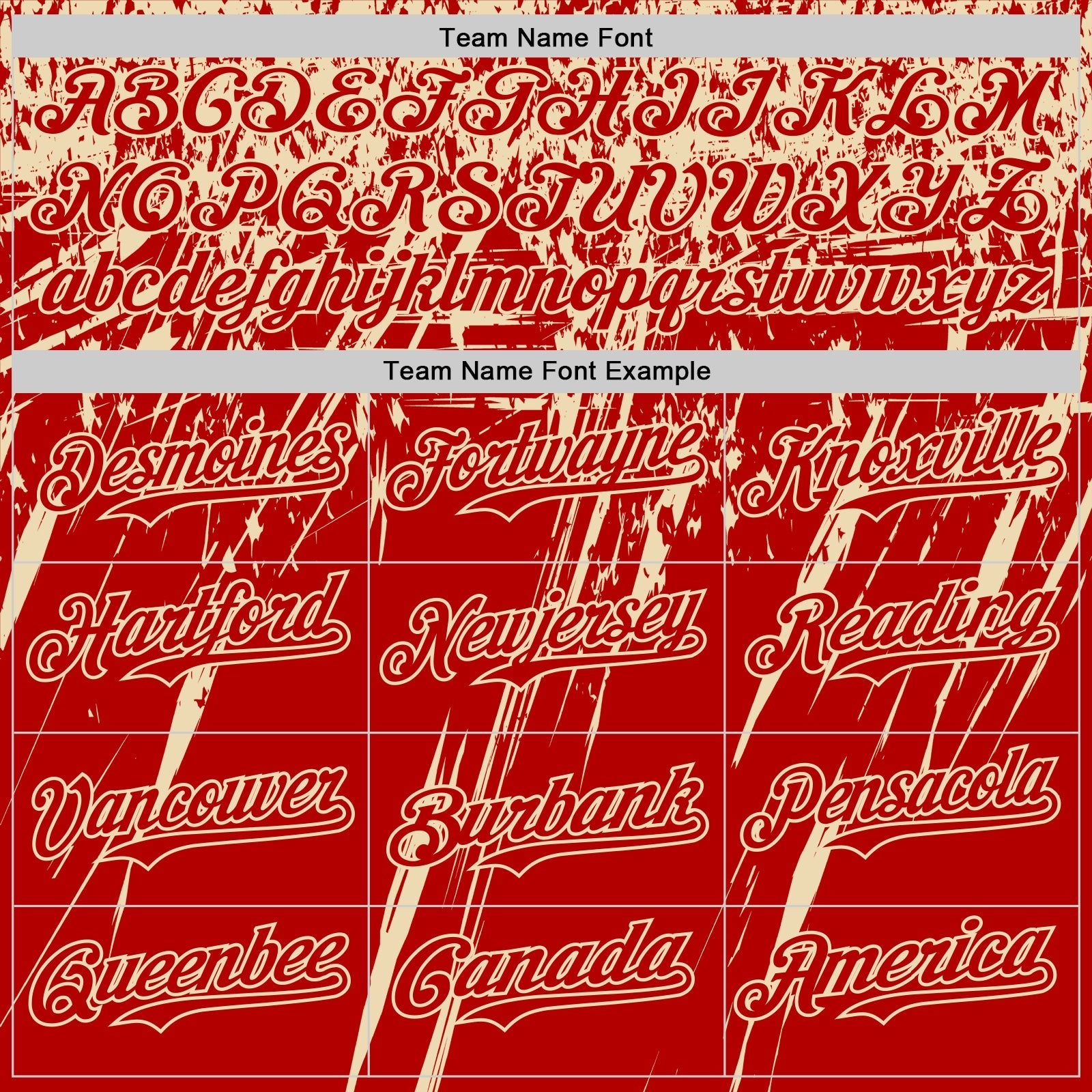 Custom Red Cream Distressed Scratch Brush Stroke Authentic Baseball Jersey baseball jersey product view 4