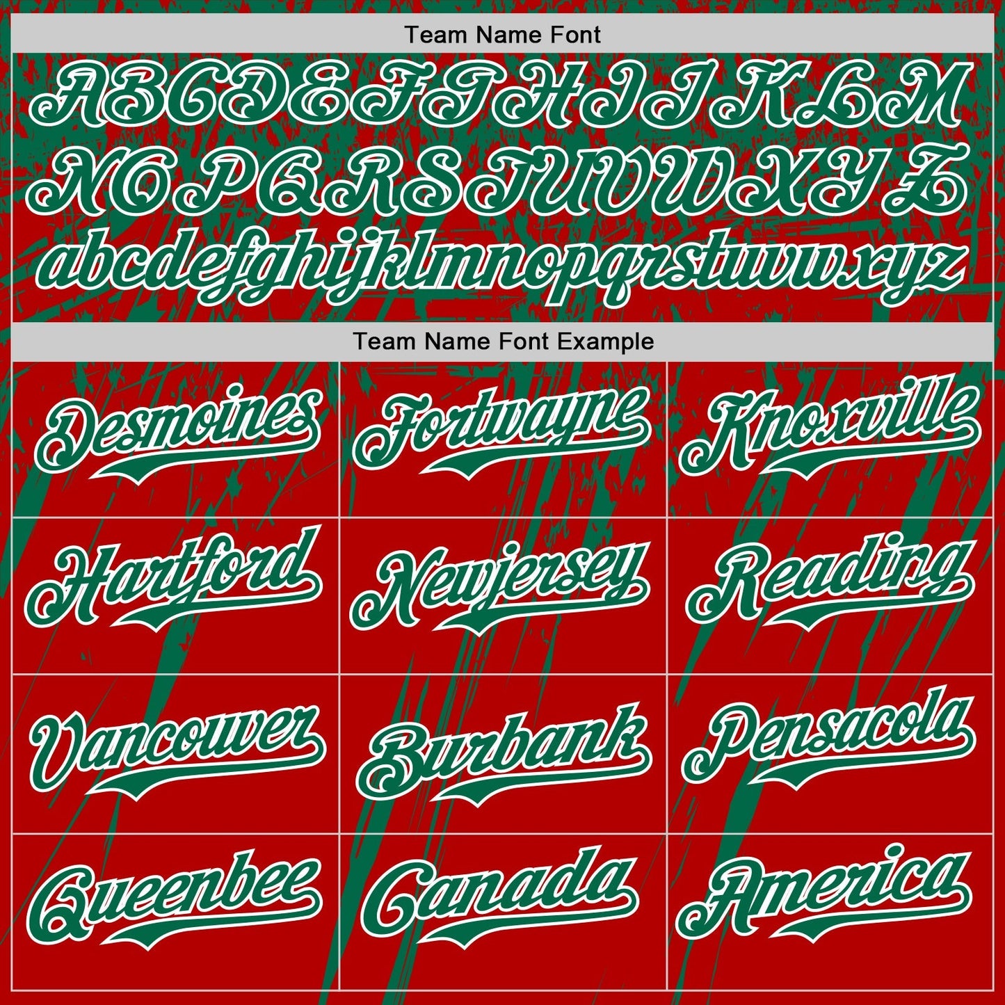 Custom Red Kelly Green-White Distressed Scratch Brush Stroke Authentic Baseball Jersey baseball jersey product view 4