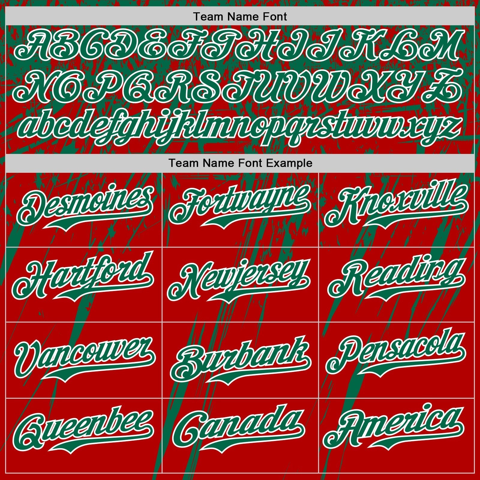 Custom Red Kelly Green-White Distressed Scratch Brush Stroke Authentic Baseball Jersey baseball jersey product view 4