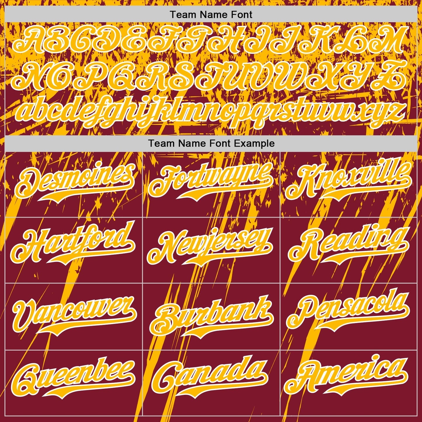 Custom Crimson Gold-White Distressed Scratch Brush Stroke Authentic Baseball Jersey baseball jersey product view 4