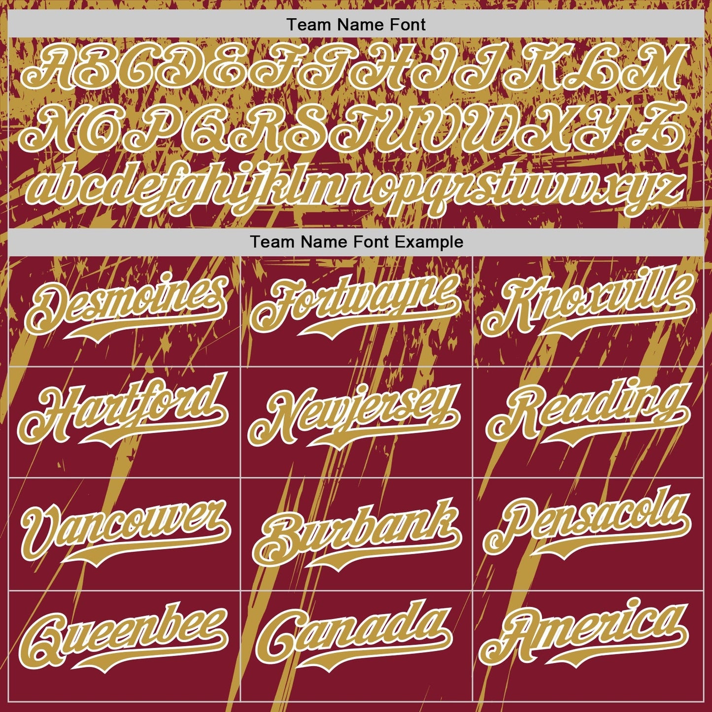 Custom Crimson Old Gold-White Distressed Scratch Brush Stroke Authentic Baseball Jersey baseball jersey product view 4