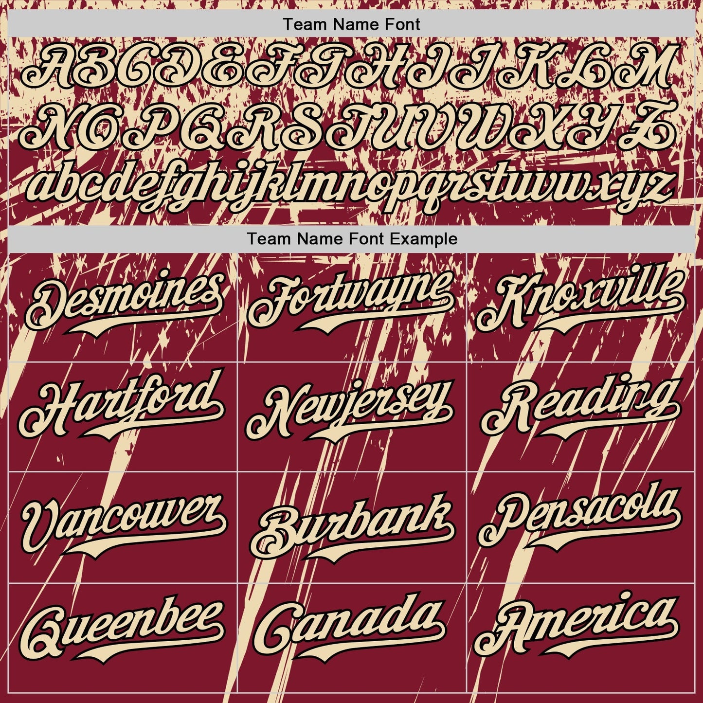 Custom Crimson Cream-Black Distressed Scratch Brush Stroke Authentic Baseball Jersey baseball jersey product view 4