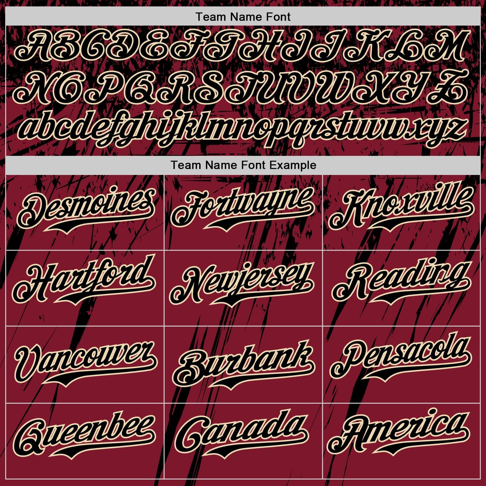 Custom Crimson Black-Cream Distressed Scratch Brush Stroke Authentic Baseball Jersey baseball jersey product view 4