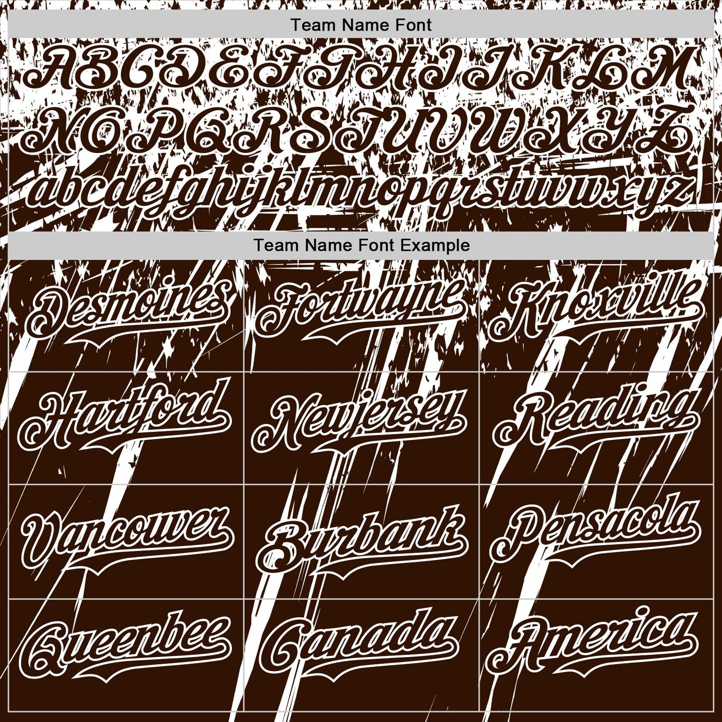 Custom Brown White Distressed Scratch Brush Stroke Authentic Baseball Jersey baseball jersey product view 4