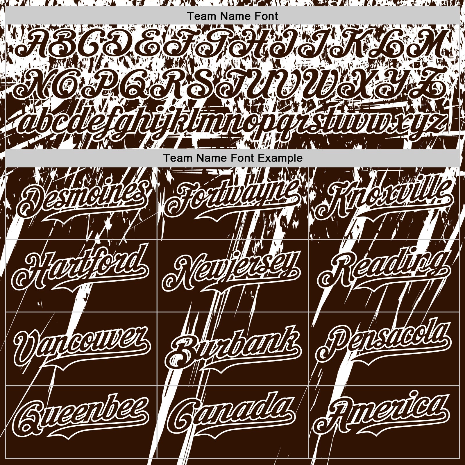 Custom Brown White Distressed Scratch Brush Stroke Authentic Baseball Jersey baseball jersey product view 4