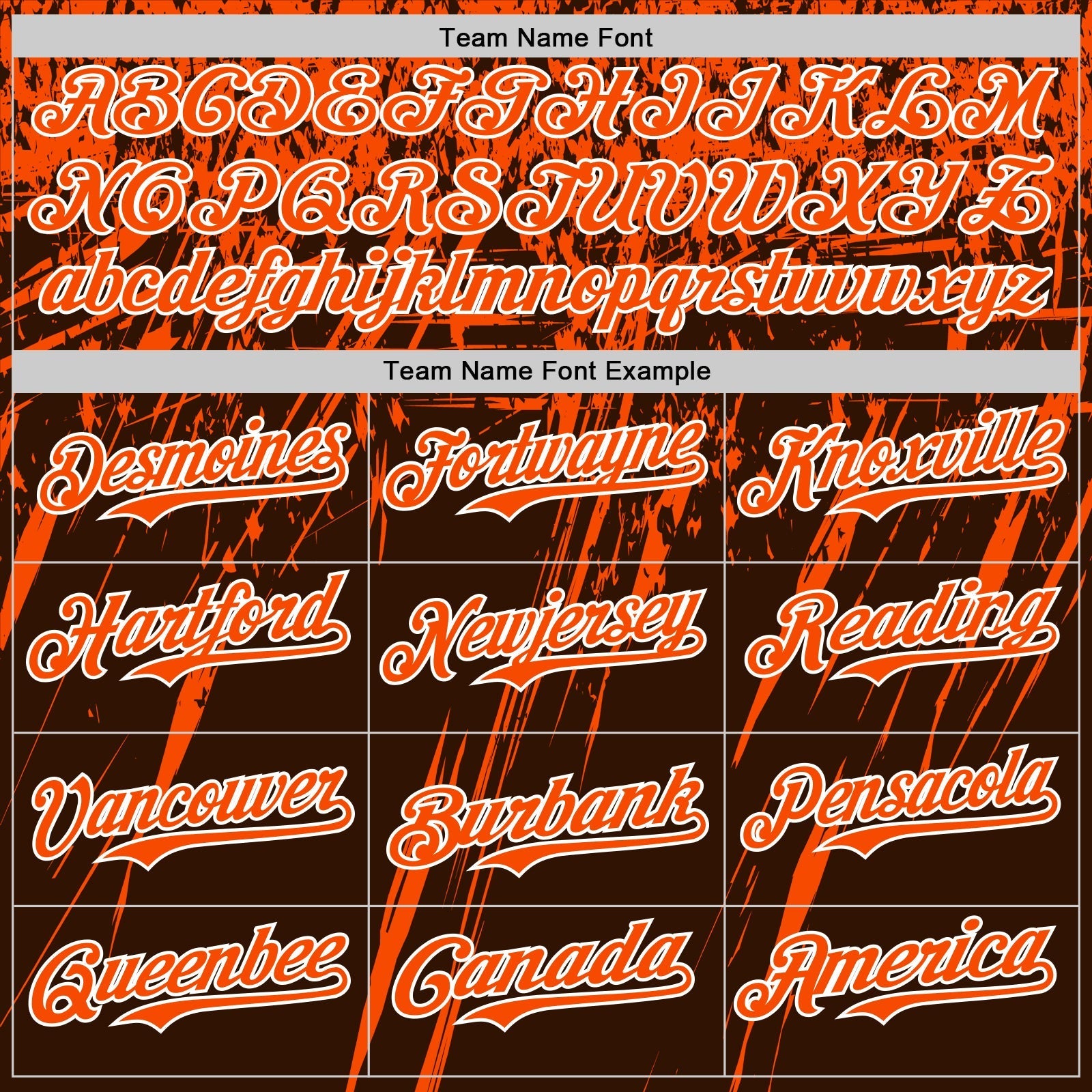 Custom Brown Orange-White Distressed Scratch Brush Stroke Authentic Baseball Jersey baseball jersey product view 4