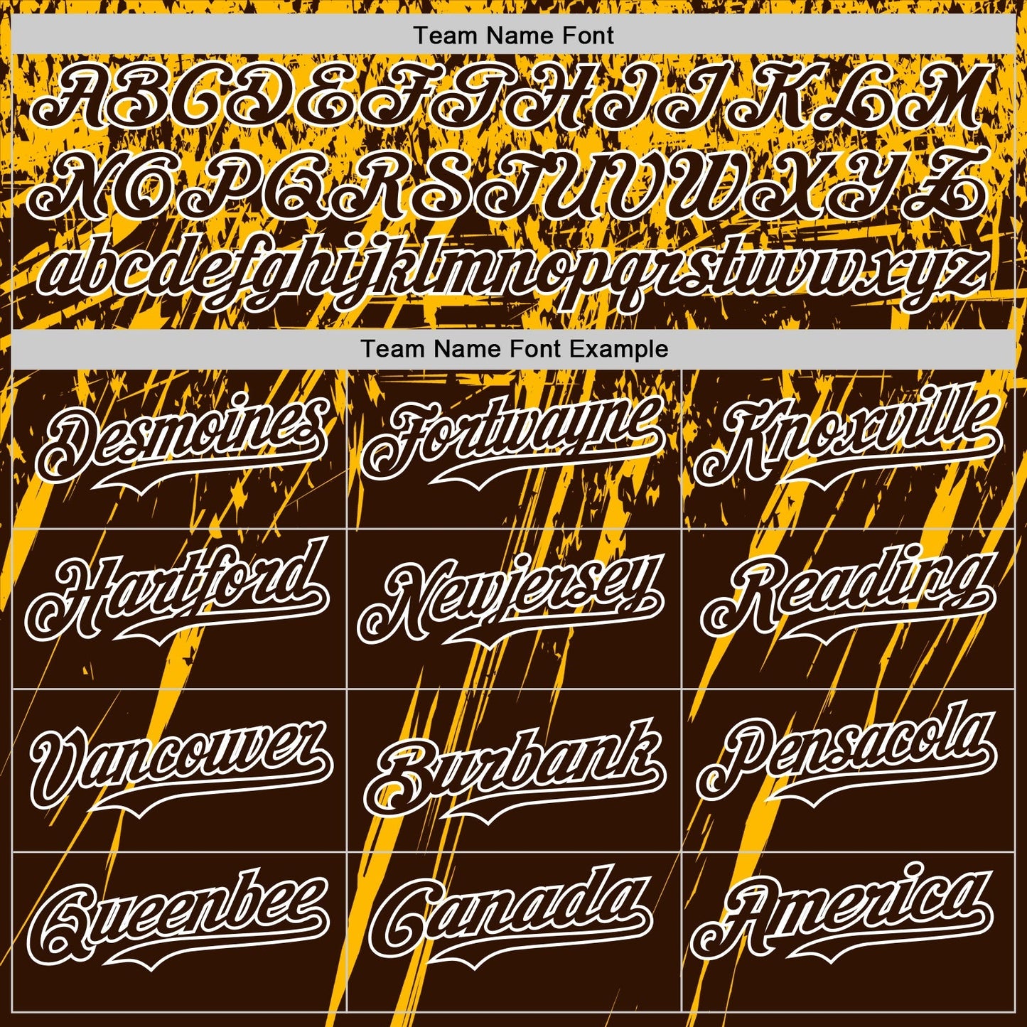 Custom Brown Gold-White Distressed Scratch Brush Stroke Authentic Baseball Jersey baseball jersey product view 4