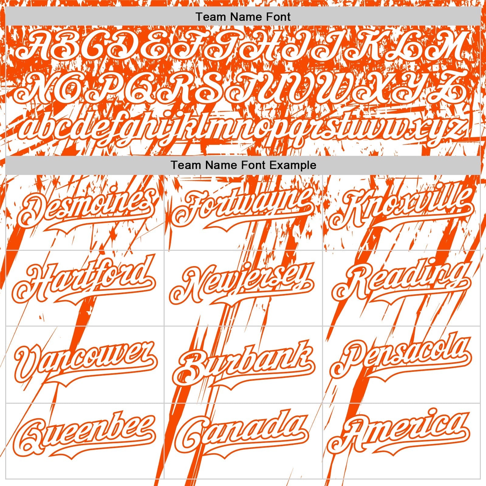 Custom White Orange Distressed Scratch Brush Stroke Authentic Baseball Jersey baseball jersey product view 4