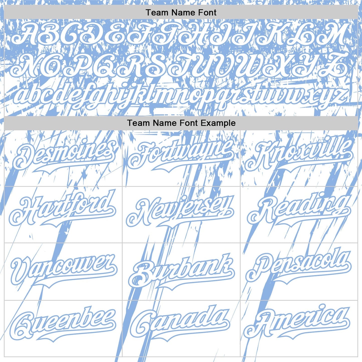 Custom White Light Blue Distressed Scratch Brush Stroke Authentic Baseball Jersey baseball jersey product view 4