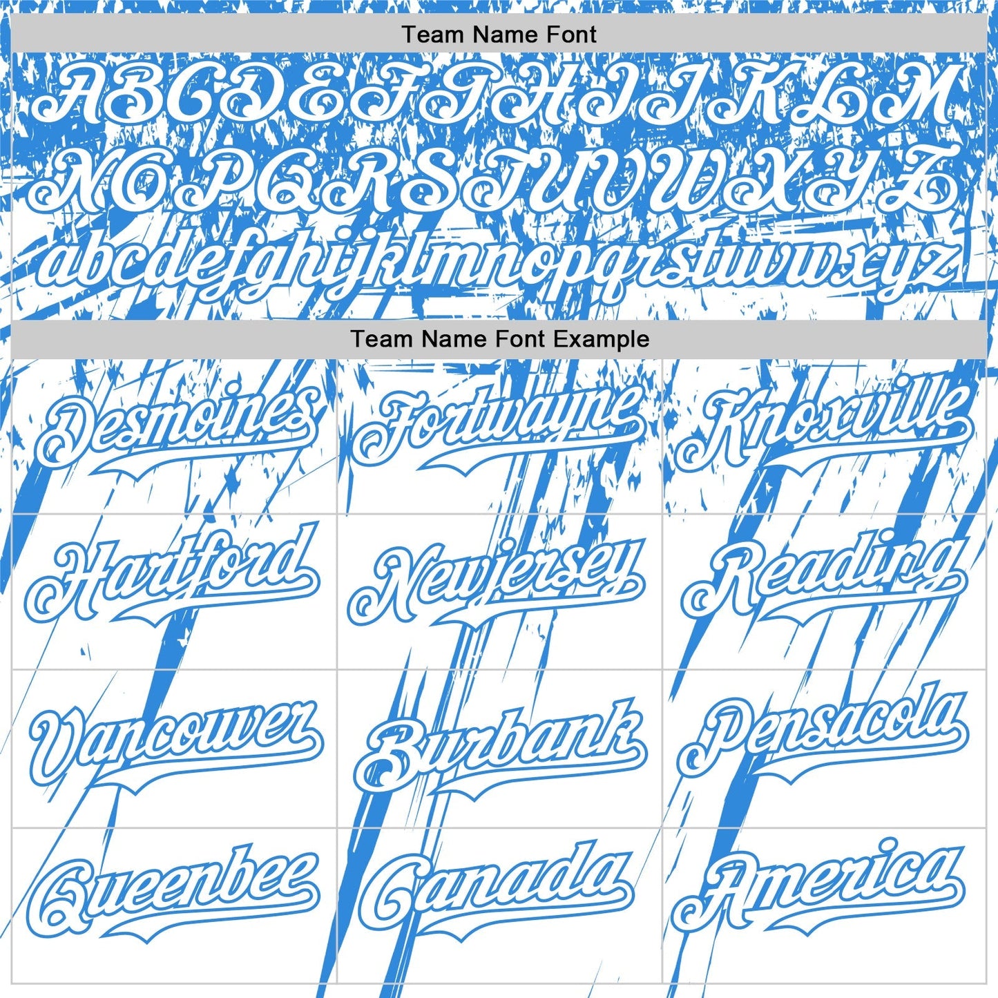 Custom White Electric Blue Distressed Scratch Brush Stroke Authentic Baseball Jersey baseball jersey product view 4