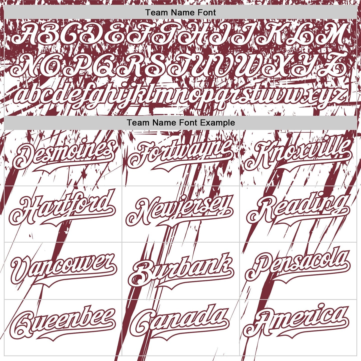 Custom White Burgundy Distressed Scratch Brush Stroke Authentic Baseball Jersey baseball jersey product view 4