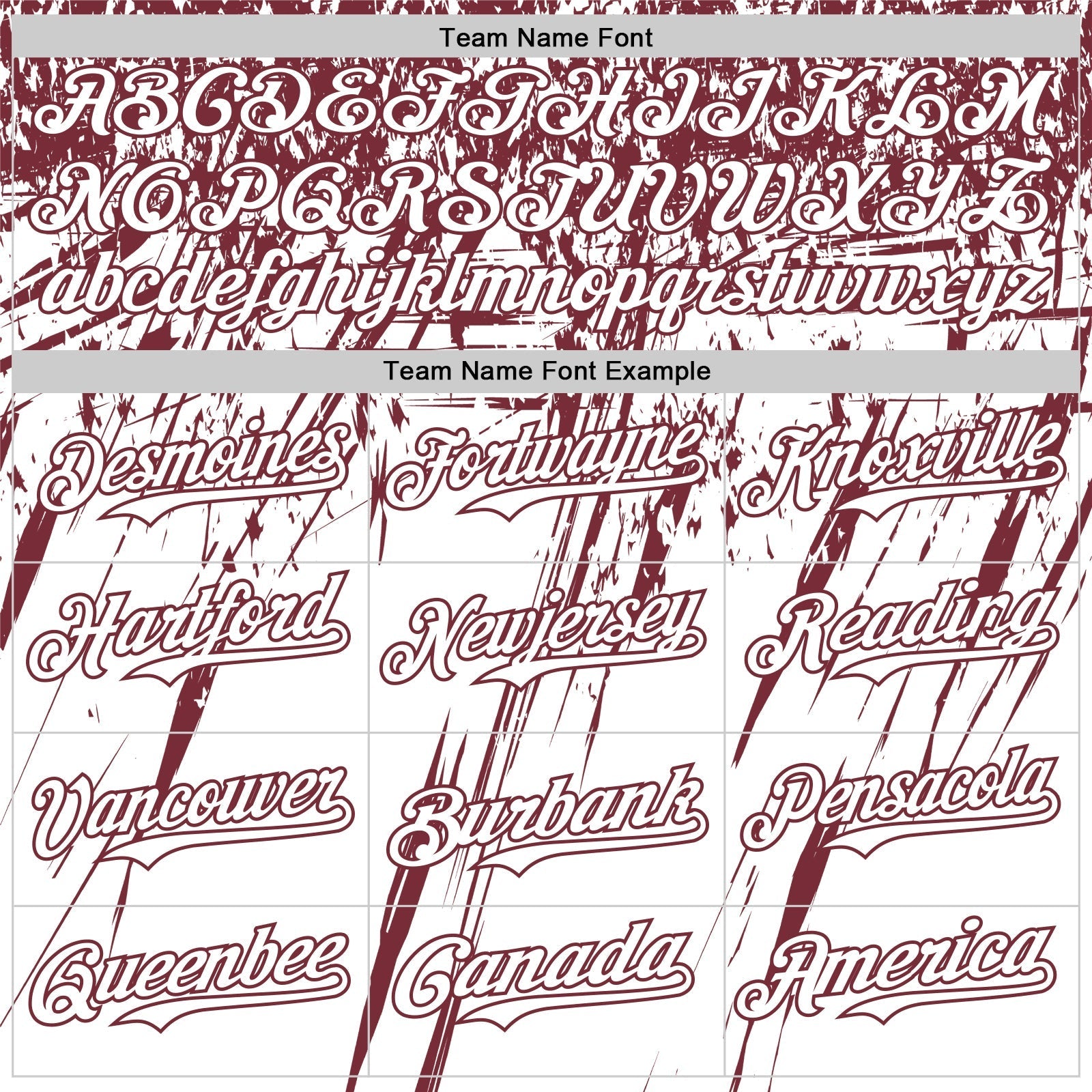 Custom White Burgundy Distressed Scratch Brush Stroke Authentic Baseball Jersey baseball jersey product view 4
