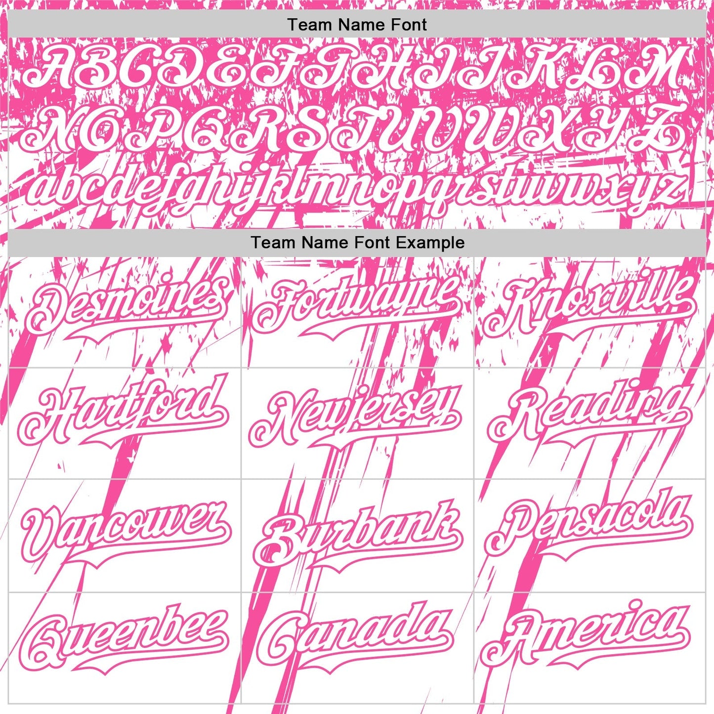 Custom White Pink Distressed Scratch Brush Stroke Authentic Baseball Jersey baseball jersey product view 4