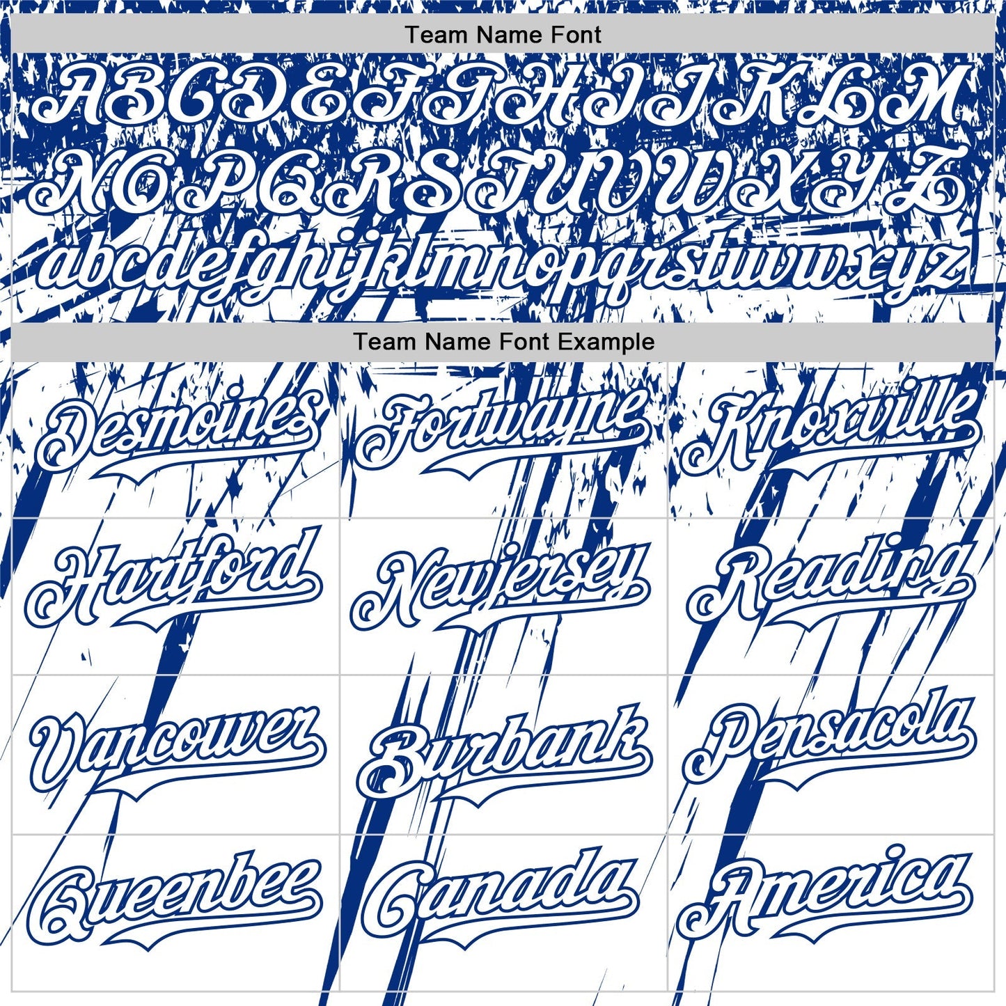 Custom White Royal Distressed Scratch Brush Stroke Authentic Baseball Jersey baseball jersey product view 4