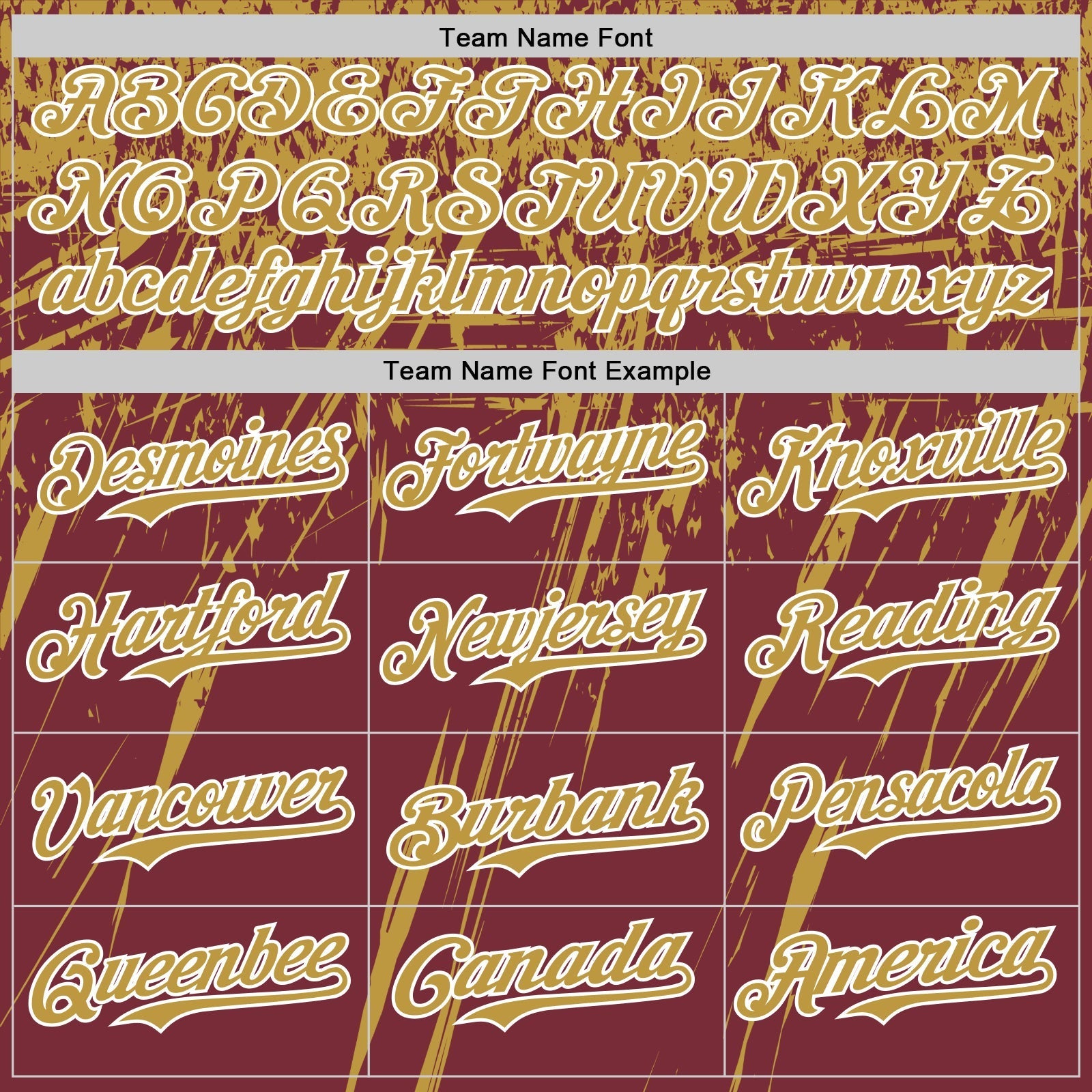 Custom Burgundy Old Gold-White Distressed Scratch Brush Stroke Authentic Baseball Jersey baseball jersey product view 4
