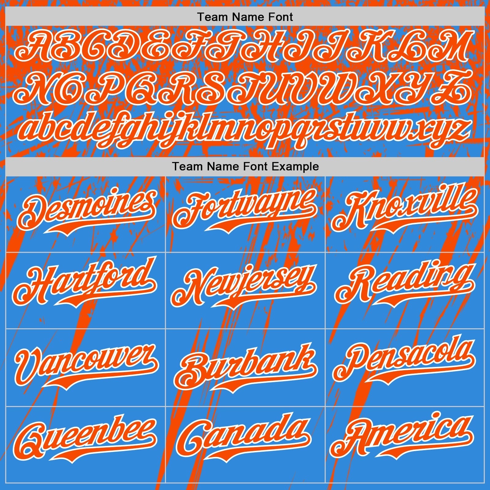 Custom Electric Blue Orange-White Distressed Scratch Brush Stroke Authentic Baseball Jersey baseball jersey product view 4