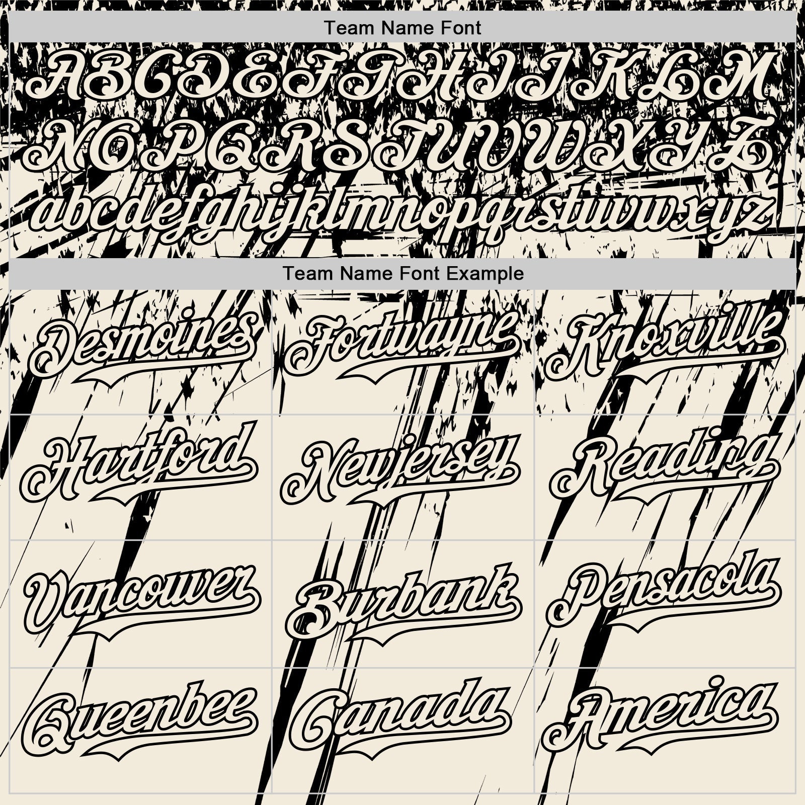 Custom Cream Black Distressed Scratch Brush Stroke Authentic Baseball Jersey baseball jersey product view 4
