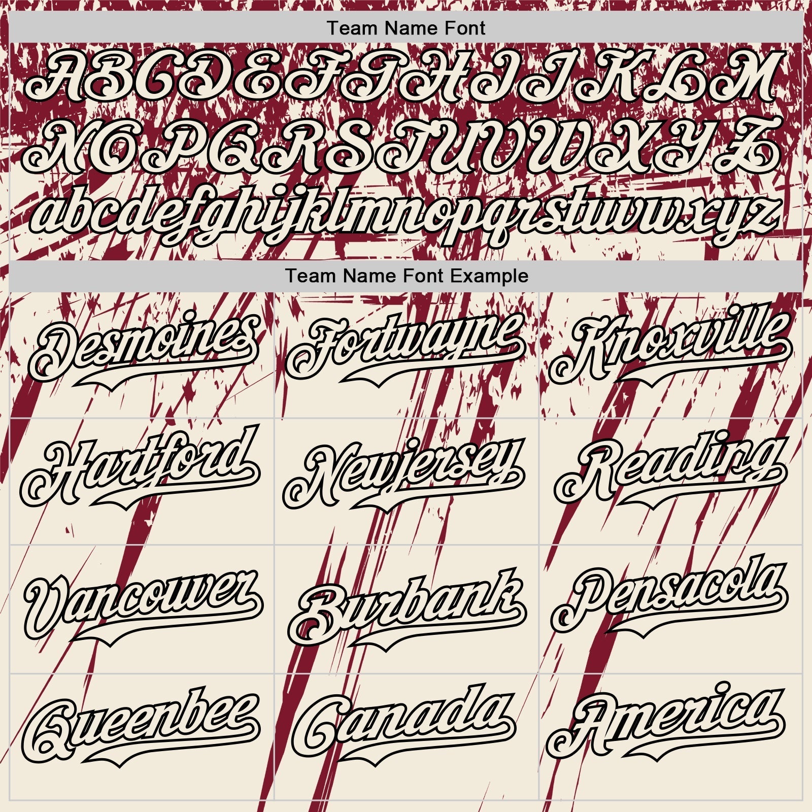 Custom Cream Crimson-Black Distressed Scratch Brush Stroke Authentic Baseball Jersey baseball jersey product view 4