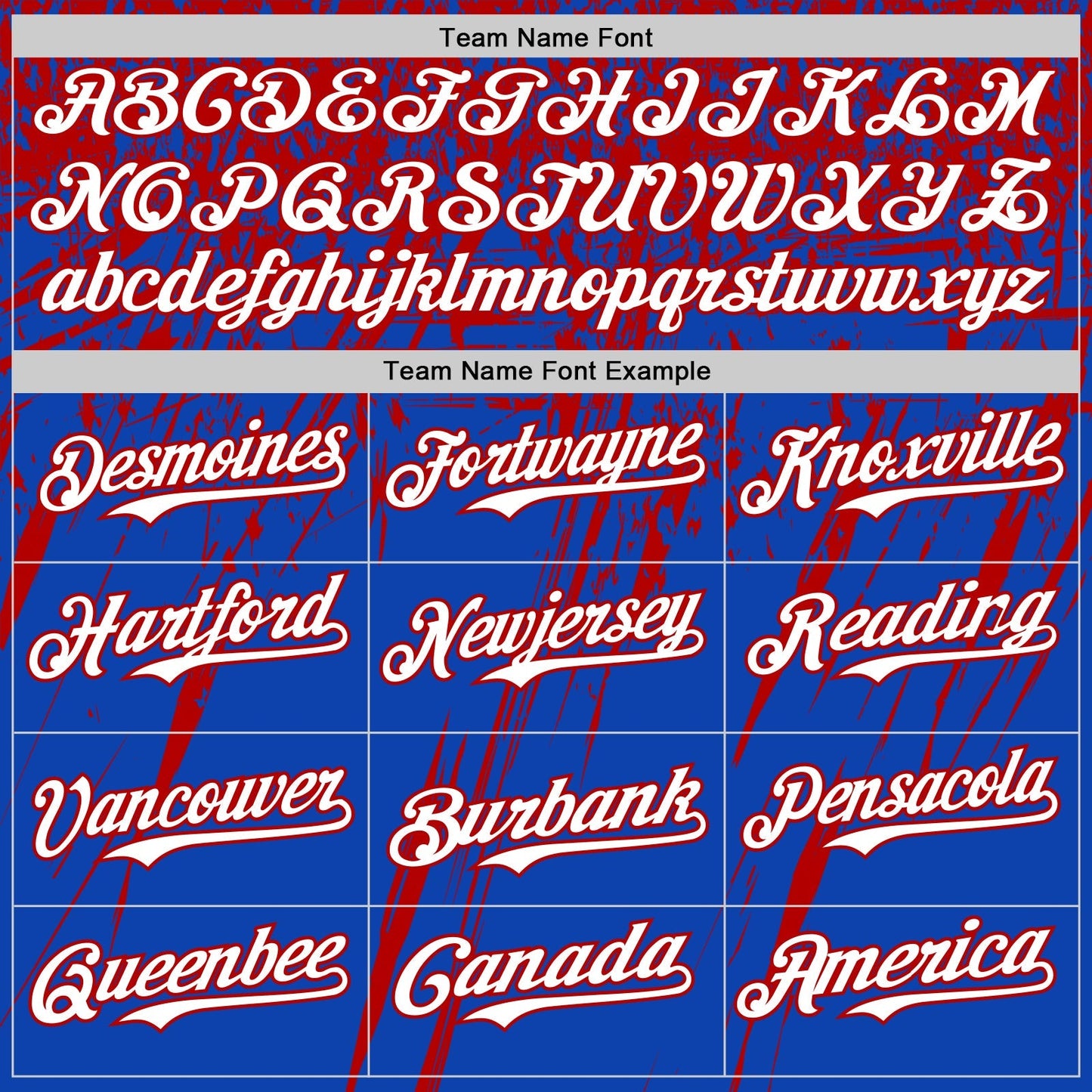 Custom Thunder Blue White-Red Distressed Scratch Brush Stroke Authentic Baseball Jersey baseball jersey product view 4